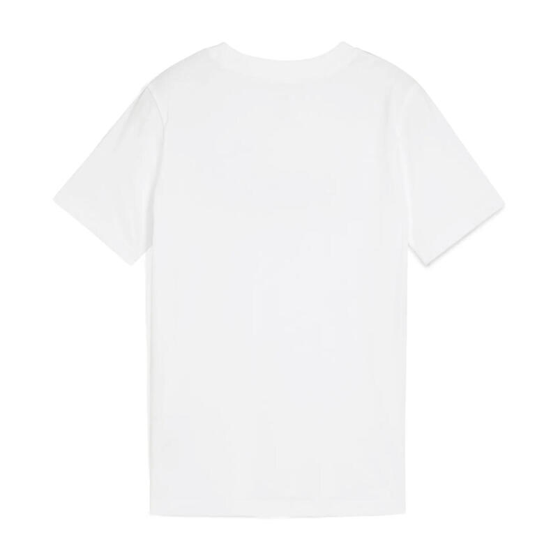 Tricou copii logo mare, mânecă scurtă, albastru PUMA