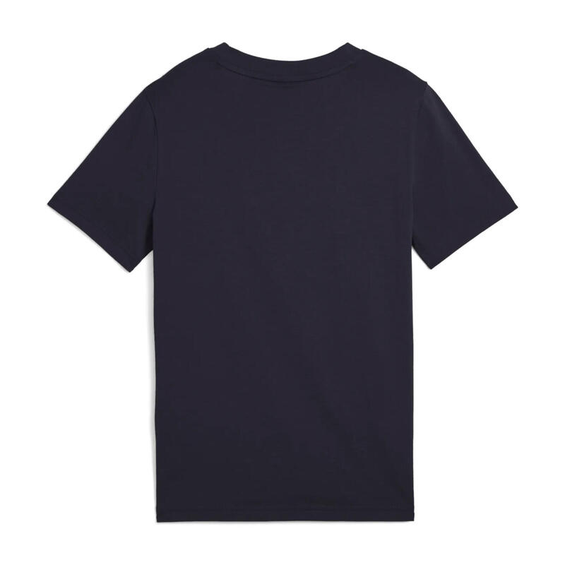 Tricou copii logo mare, mânecă scurtă, albastru PUMA