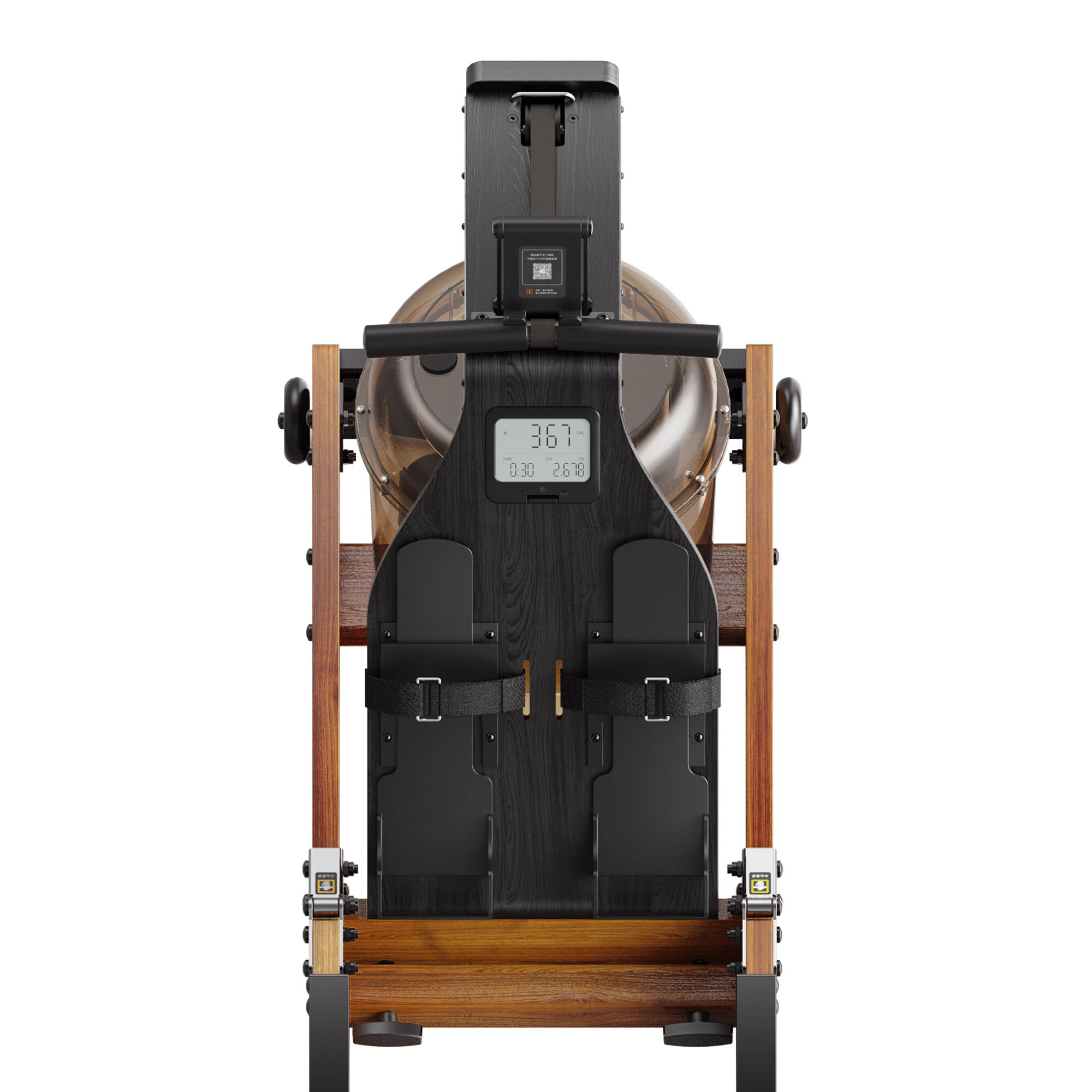 Kingsmith Rowing Machine WR1 Wioślarz wodny Brązowy, Bluetooth 9/11