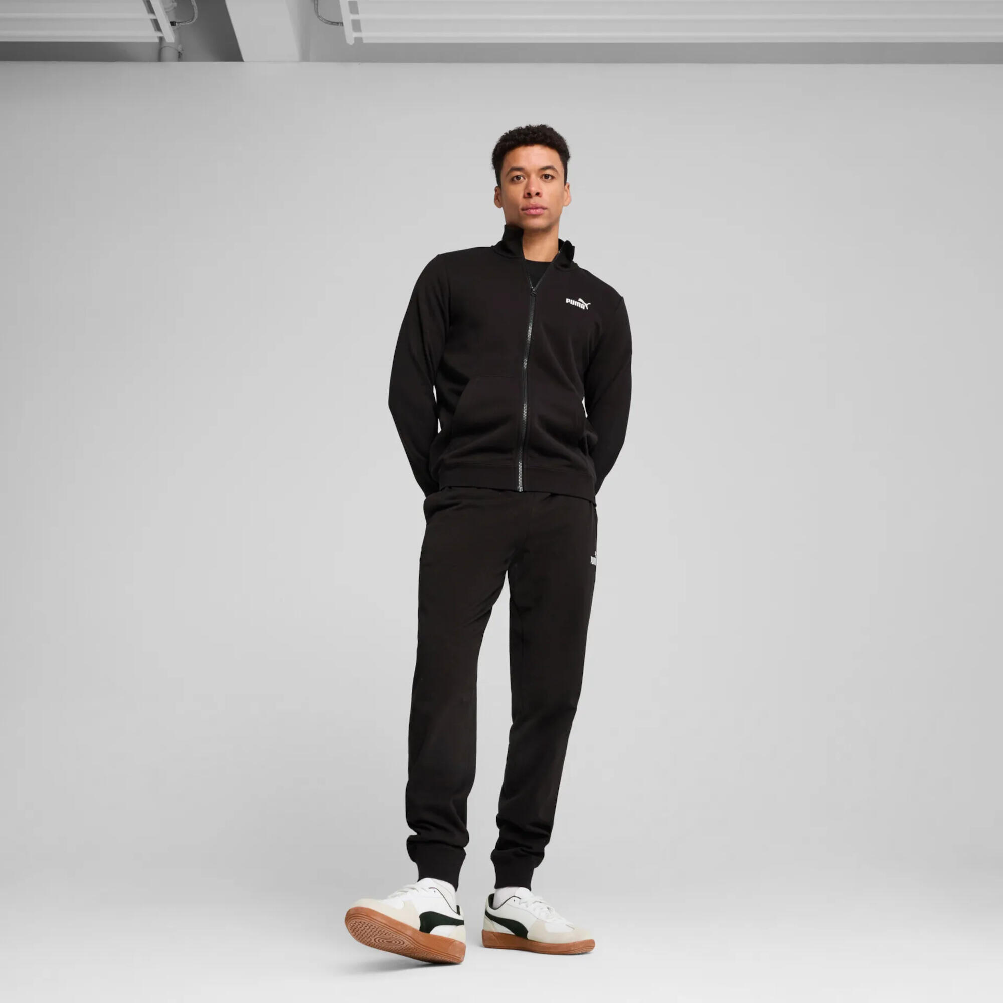 Essentials No. 1 Logo Trainingsjacke Herren PUMA Black 8/11