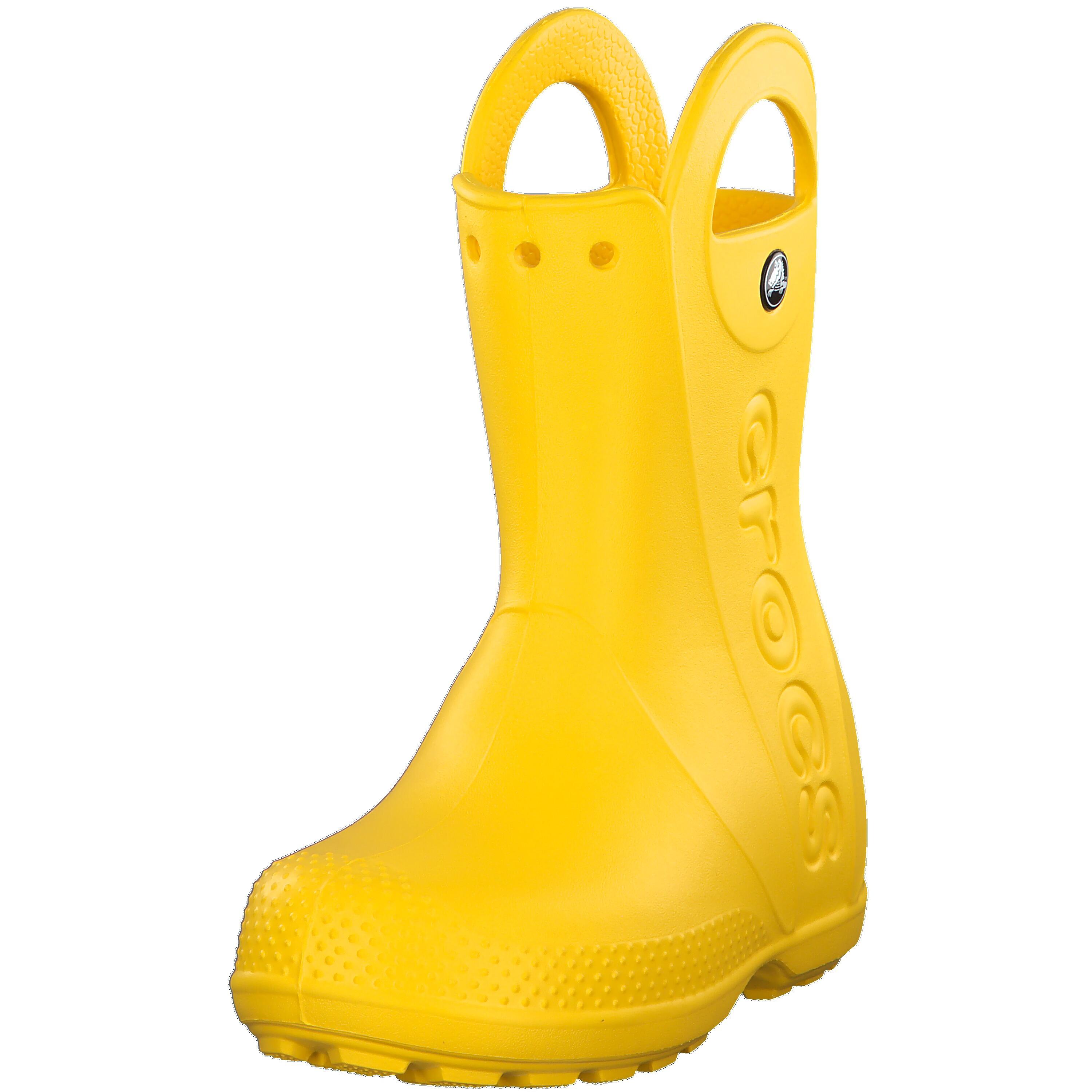 Stivali Crocs Handle It Rain, Giallo, Bambini 9/15