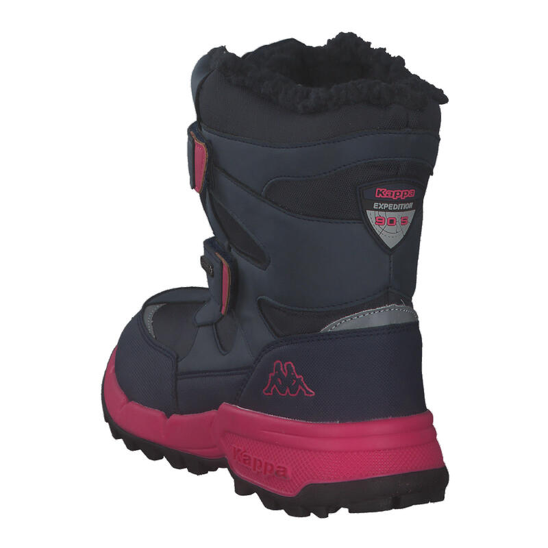 Pantofi peste gleznă universali 260903k6722 pentru iarnă bleumarin copii