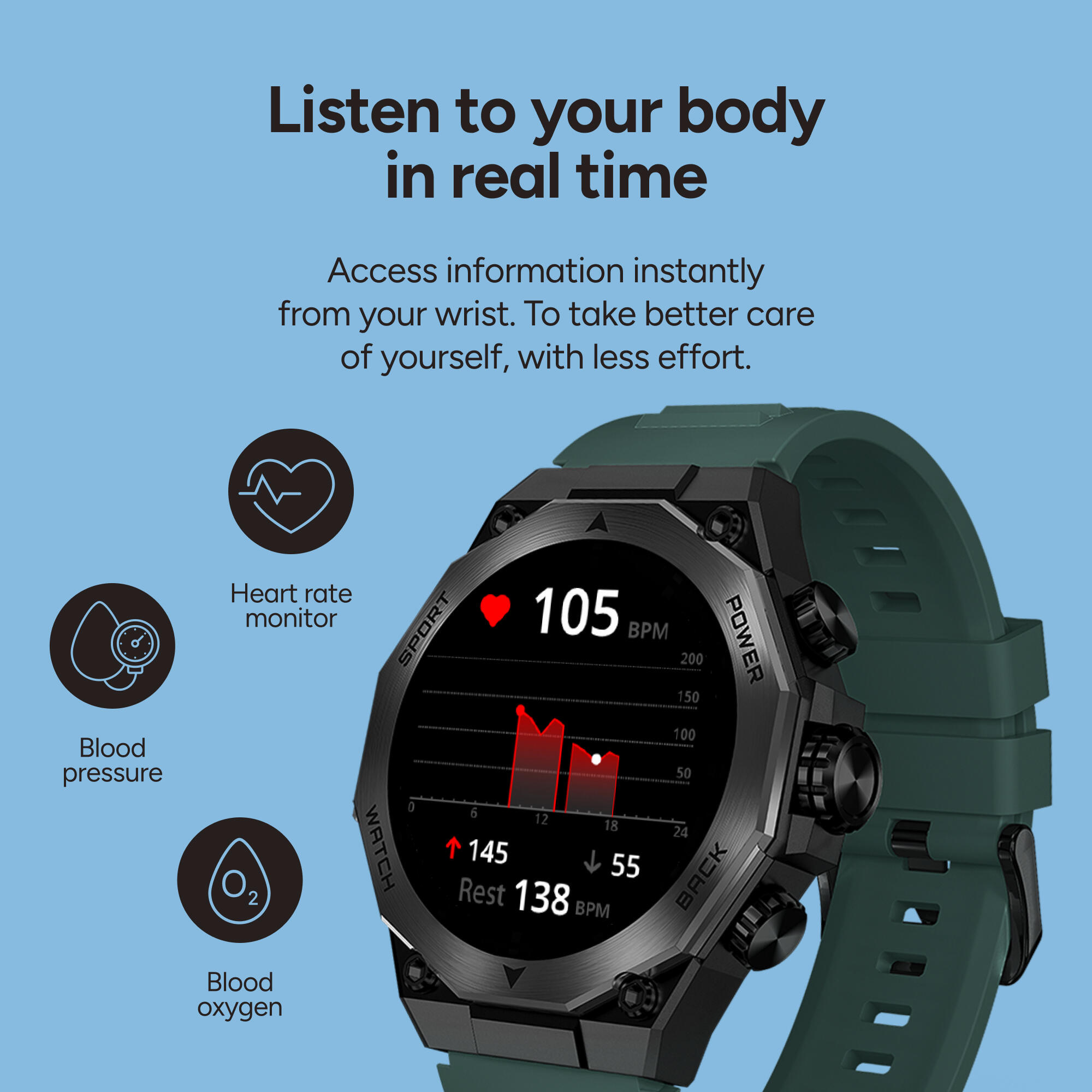Smartwatch KSIX Titanium Go 8/11