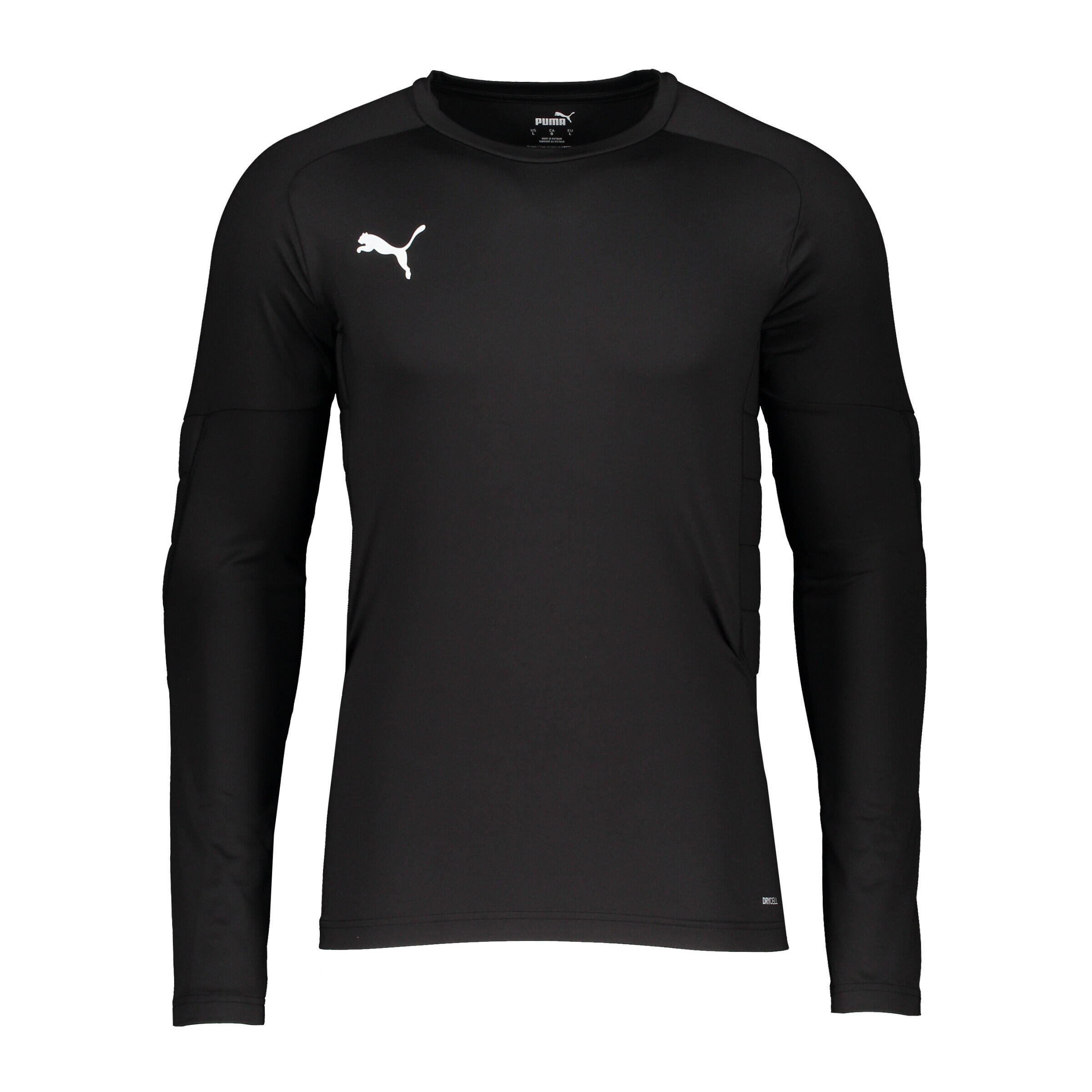 t-shirt de protection manches longues - sport - hommes - rembourré - noir 2/5