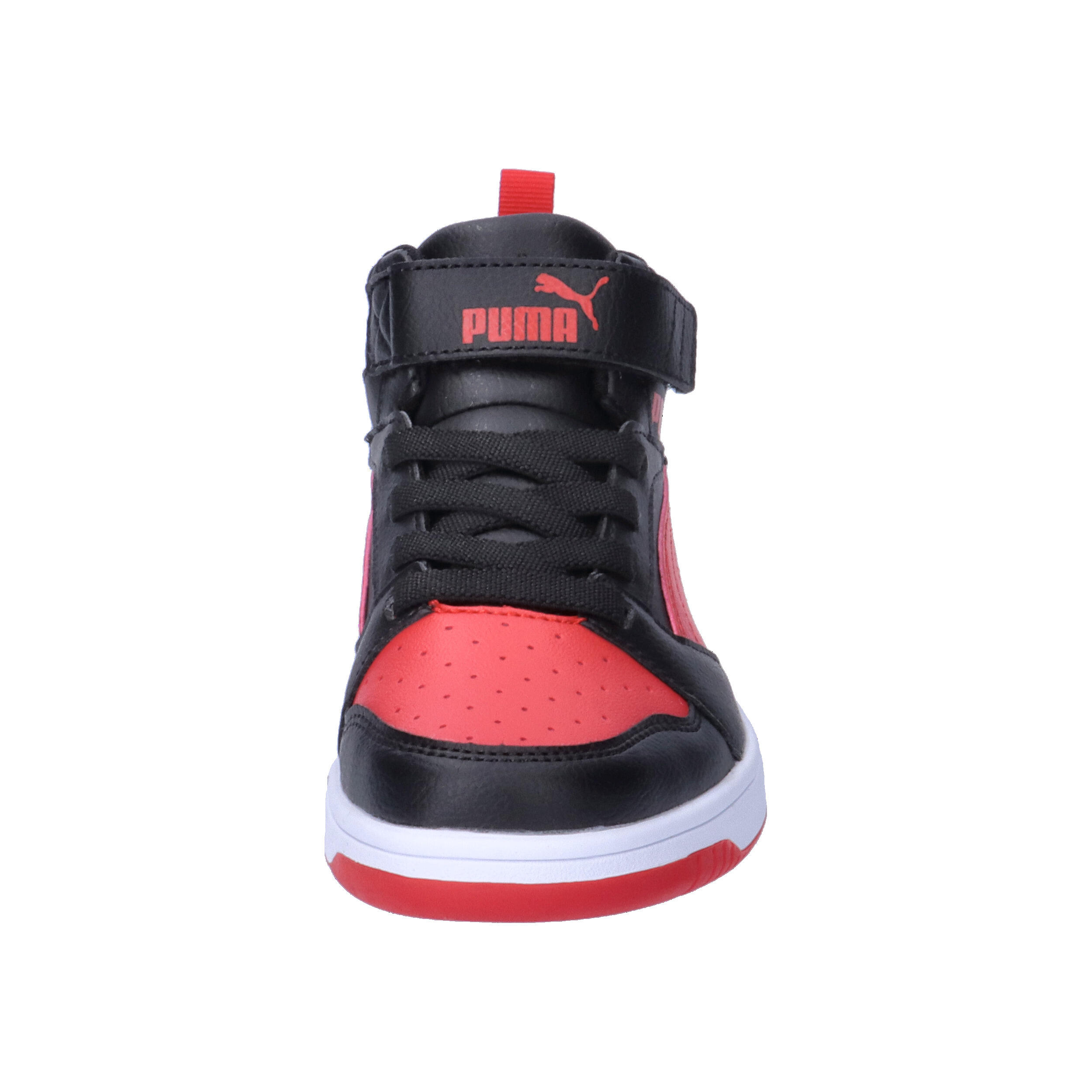 Puma - Rebound v6 mid rojo/negro 393832-11 3/15