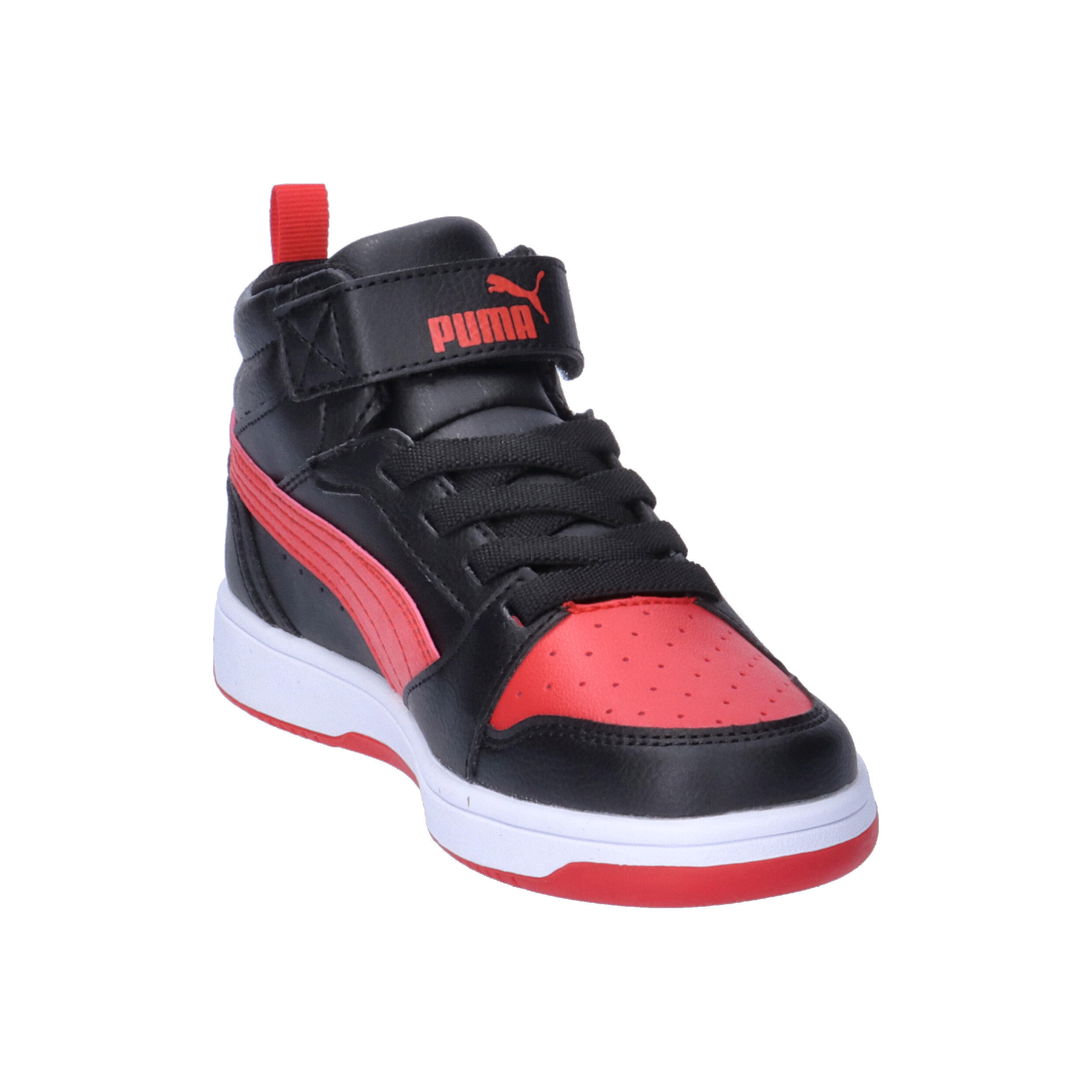 Puma - Rebound v6 mid rojo/negro 393832-11 2/15
