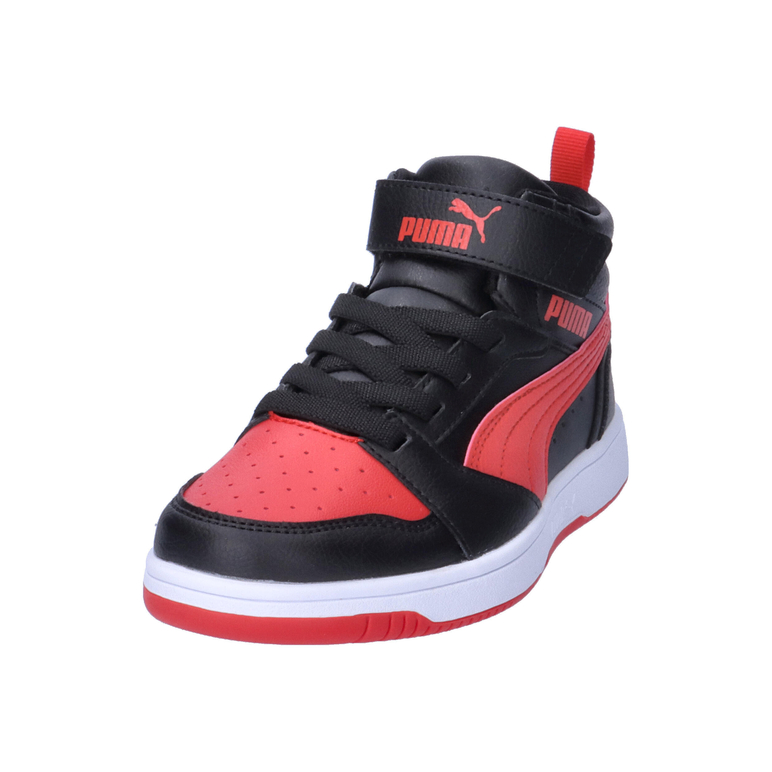 Puma - Rebound v6 mid rojo/negro 393832-11 4/15