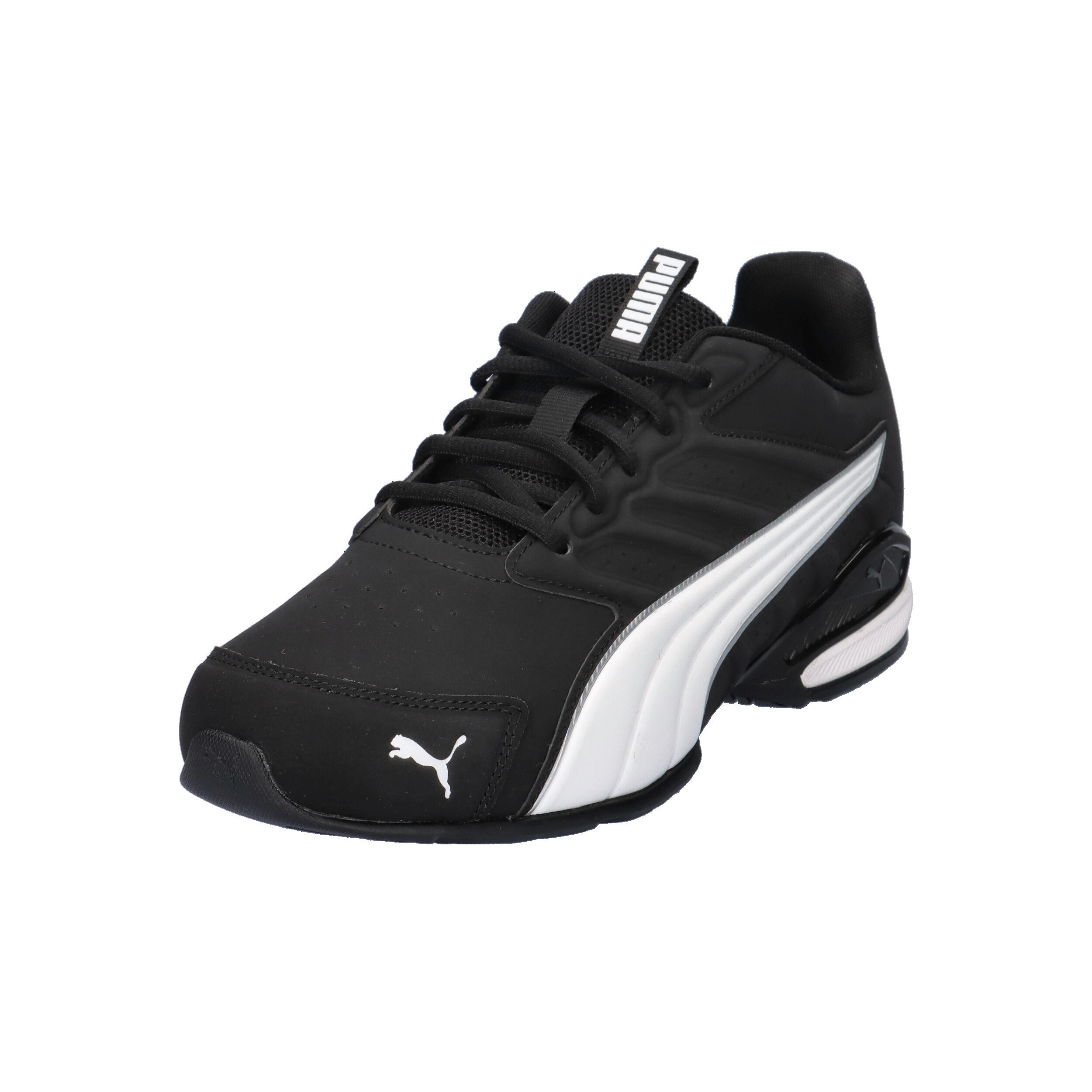 Puma Herren Electro SL Sneaker Turnschuhe 313092 04 Black-White-Puma Silver 9/15