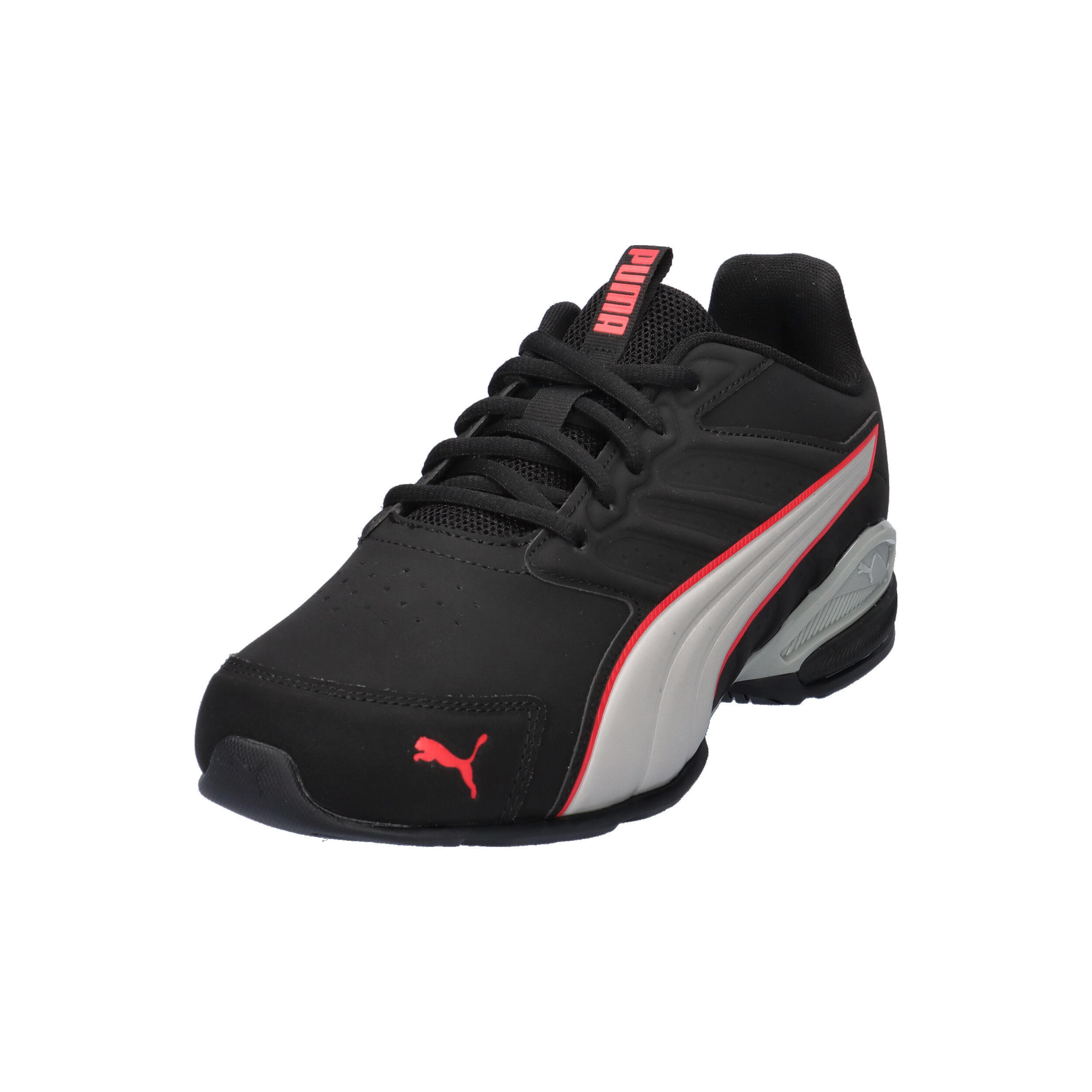 Puma Herren Electro SL Sneaker Turnschuhe 313092 05 Black-Grey Echo Red 9/15