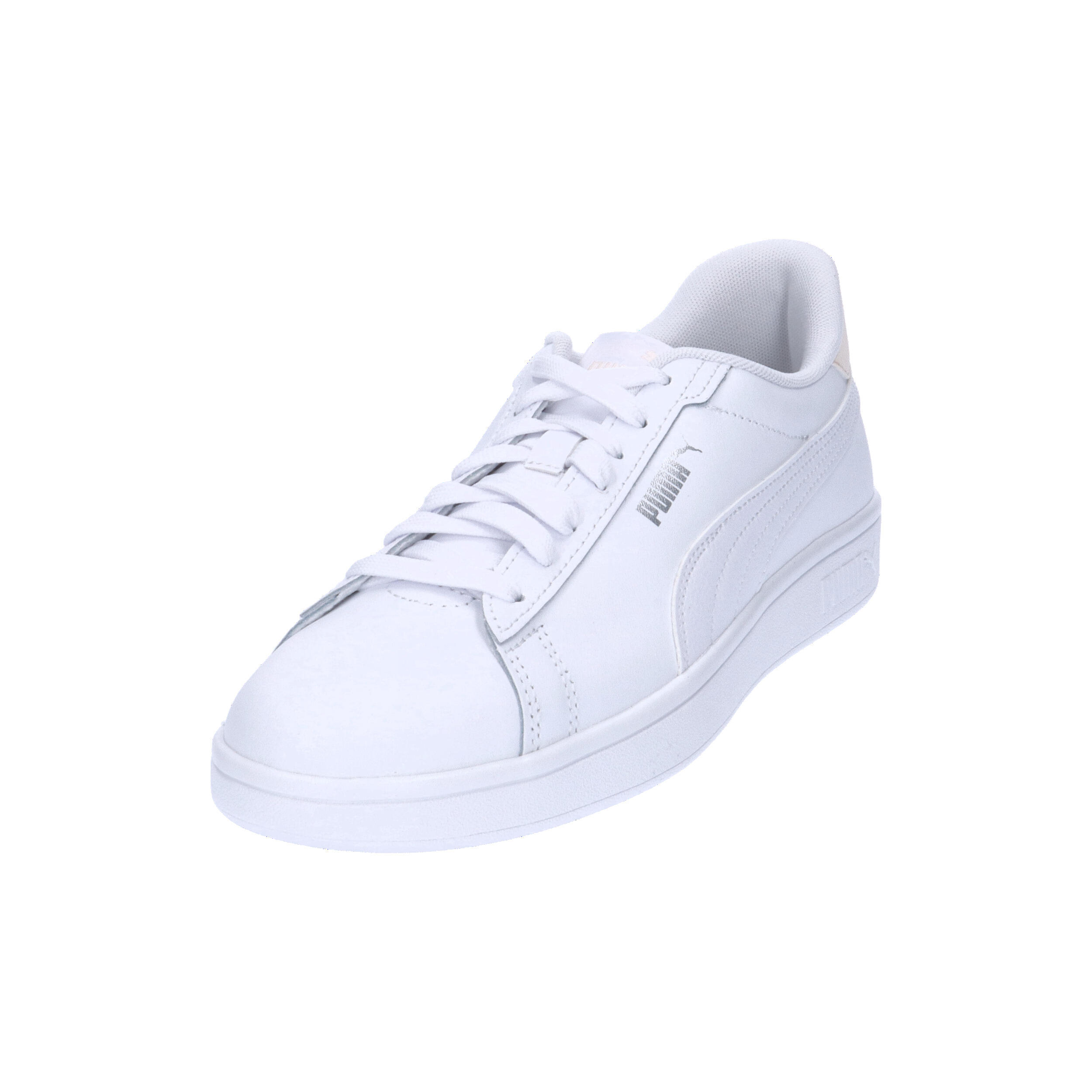 Heren Smash 3.0 Grain Leather Trainers (Wit) 9/15