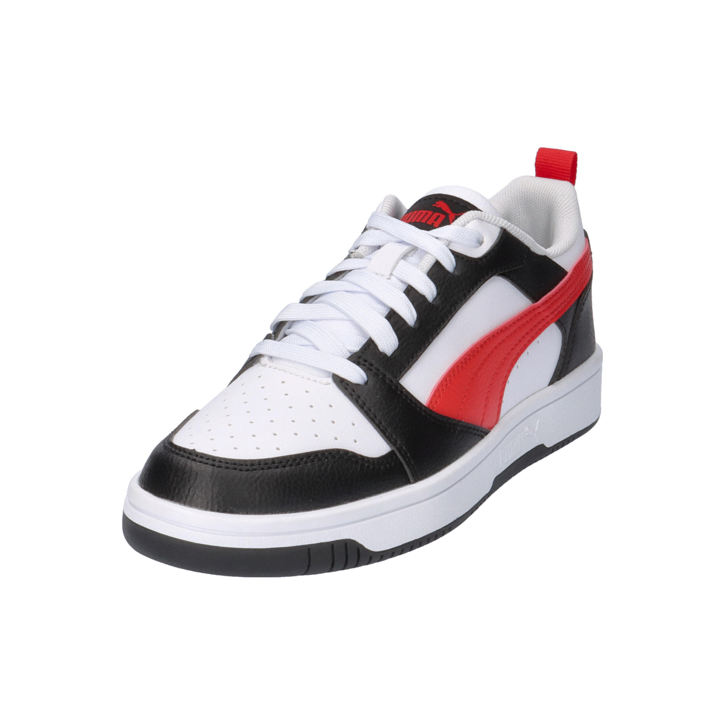 Rebound V6 Lo sneakers voor jongeren PUMA White For All Time Red Black 9/15
