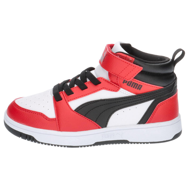 Încălțăminte alergare copii Rebound V6 Mid, alb PUMA