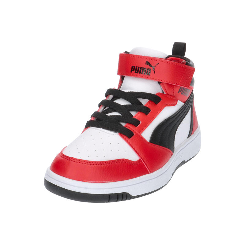 Încălțăminte alergare copii Rebound V6 Mid, alb PUMA