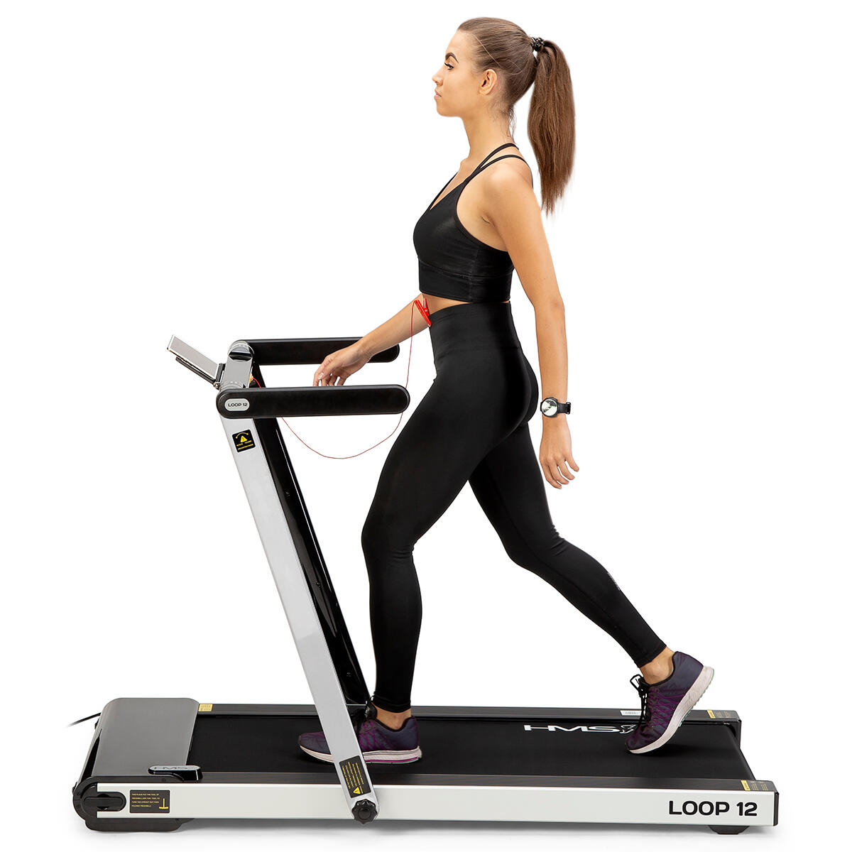 Tapis de course fitness pliable Bluetooth FitShow 1–12 km/h LOOP12 HMS 2/7