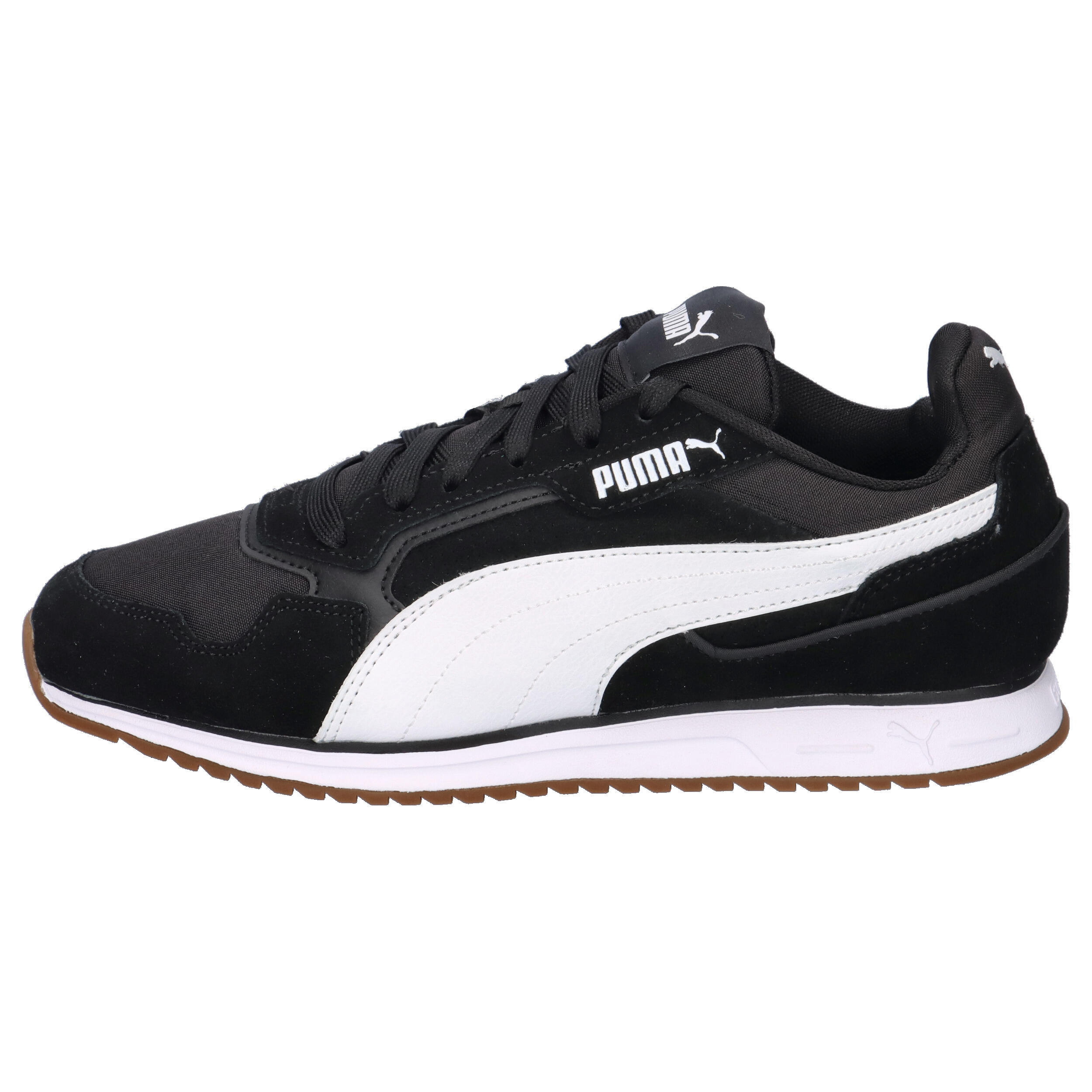 Softride St Miler Sneakers Erwachsene PUMA White Black Gum Beige 10/15