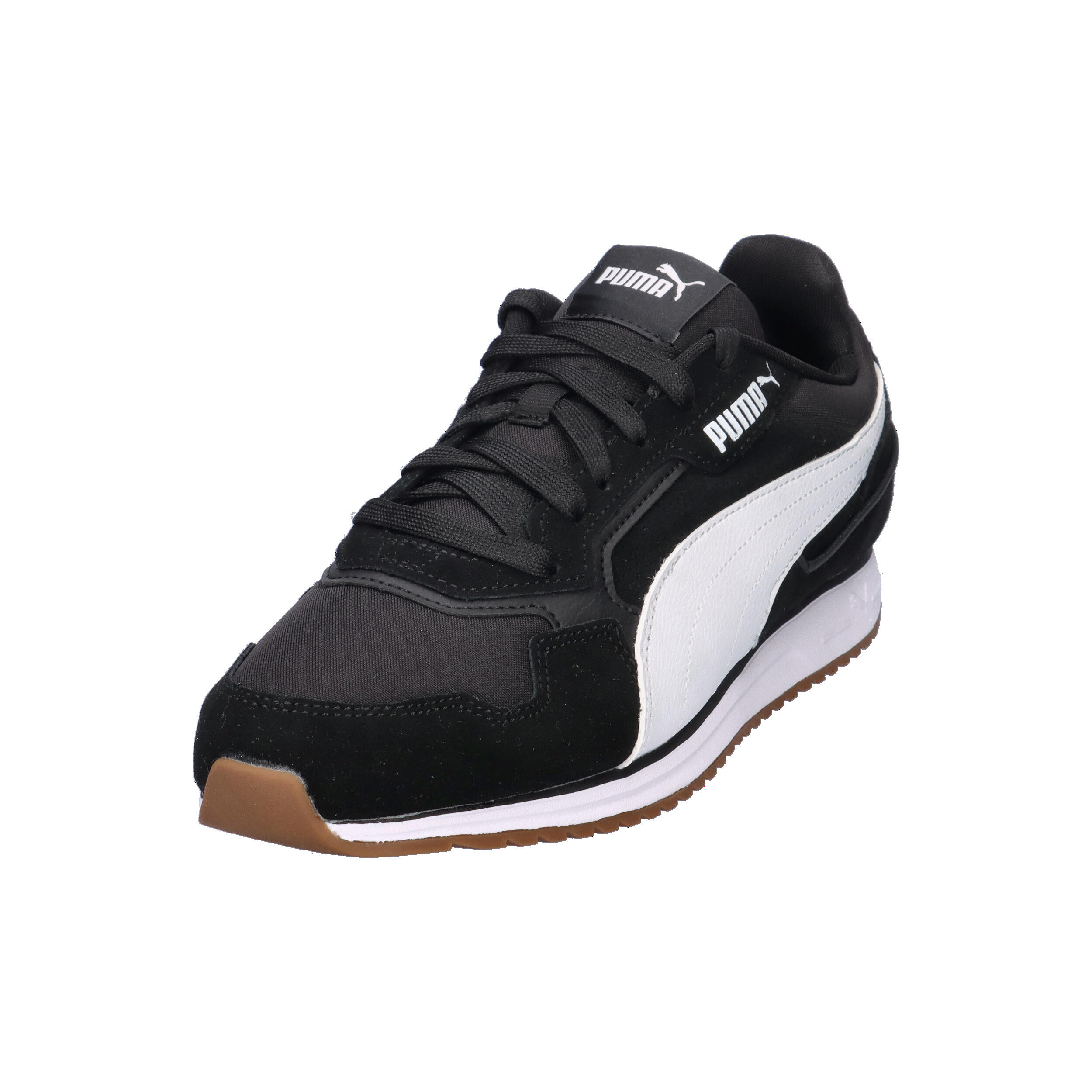 Softride St Miler Sneakers Erwachsene PUMA White Black Gum Beige 9/15