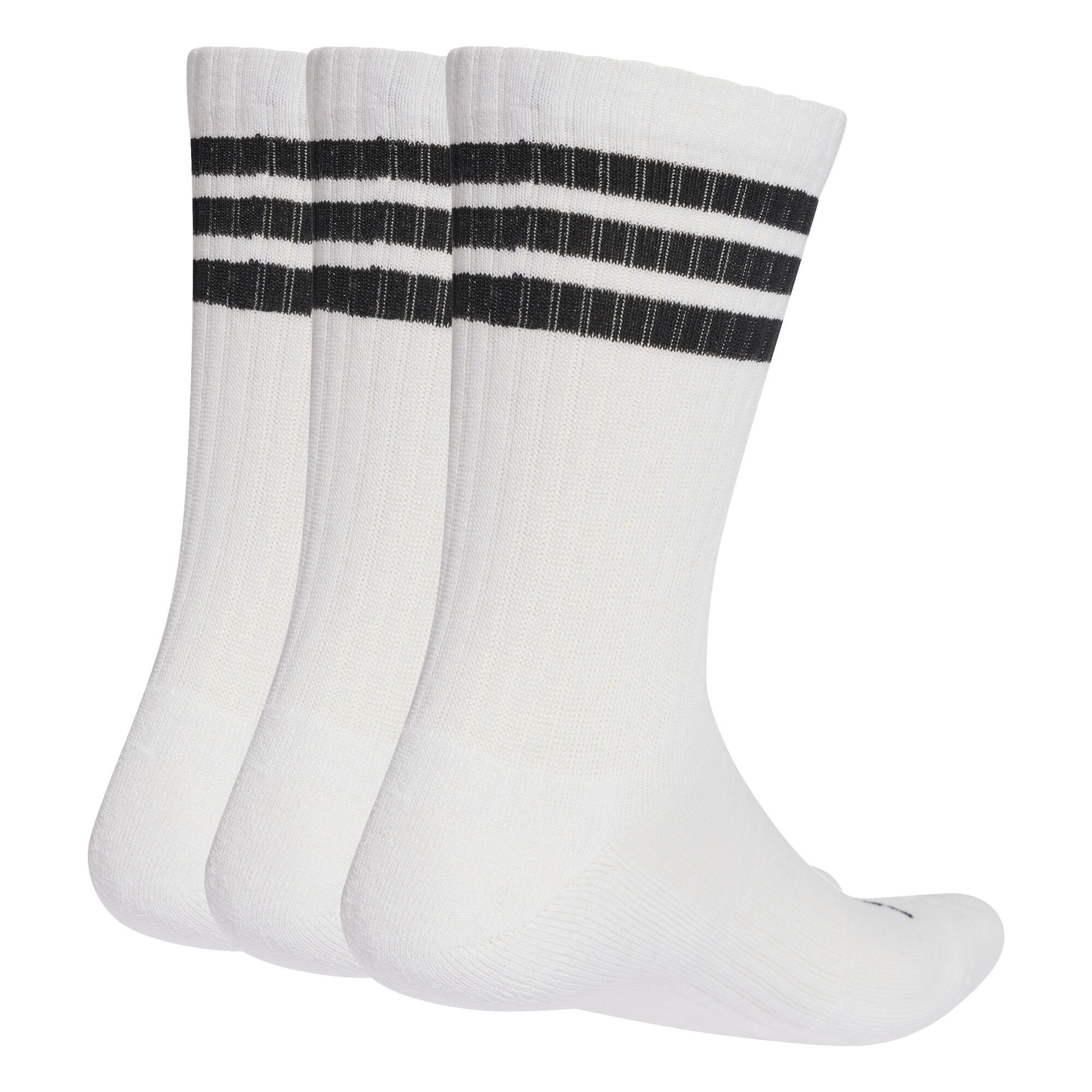 3-Streifen Socken, knöchellang, mit Polsterung, 3er-Pack 6/8
