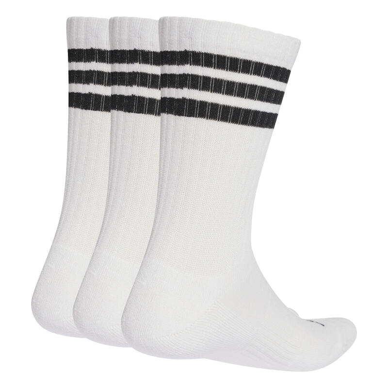 Set de 3 perechi de șosete până la gambă cu 3 dungi și amortizare