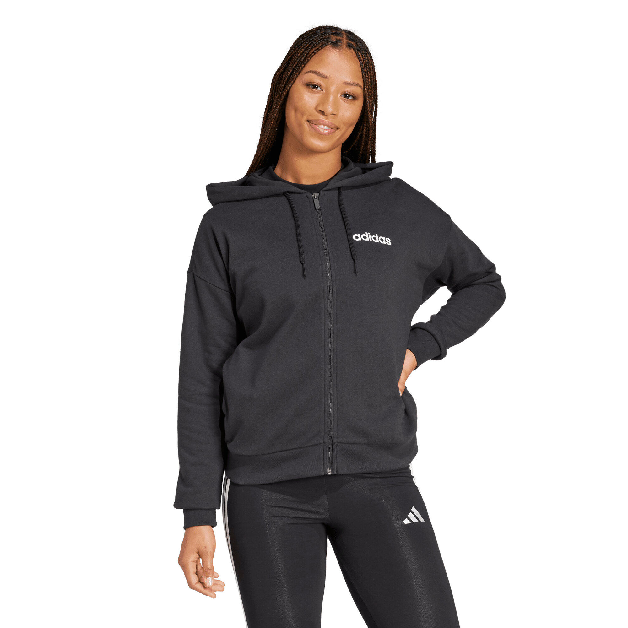 Bluza z kapturem Essentials Linear Full-Zip French Terry 7/7