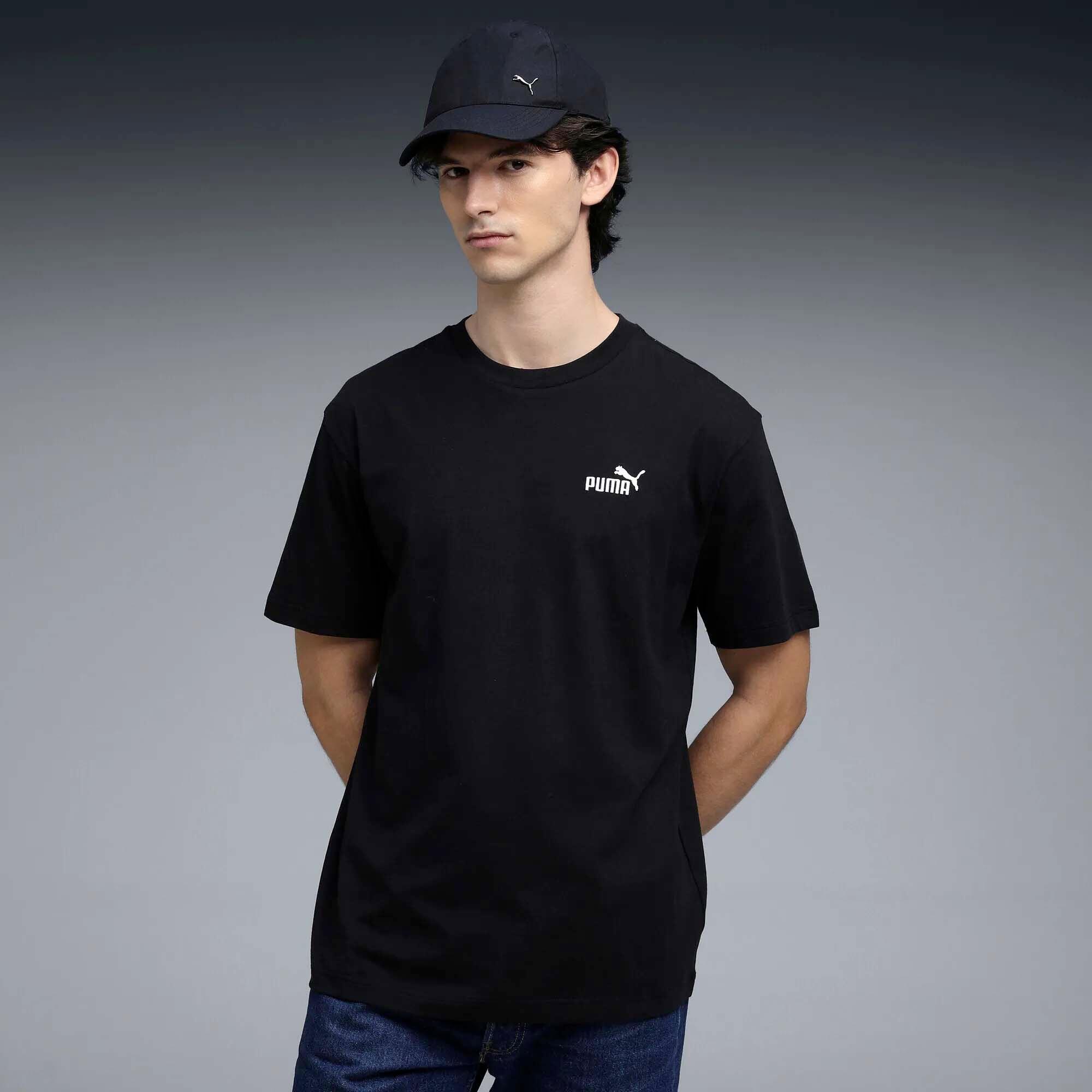 T-Shirt Puma Luźny T-Shirt Z Małym Logo Nr 1 Dorośli 2/6