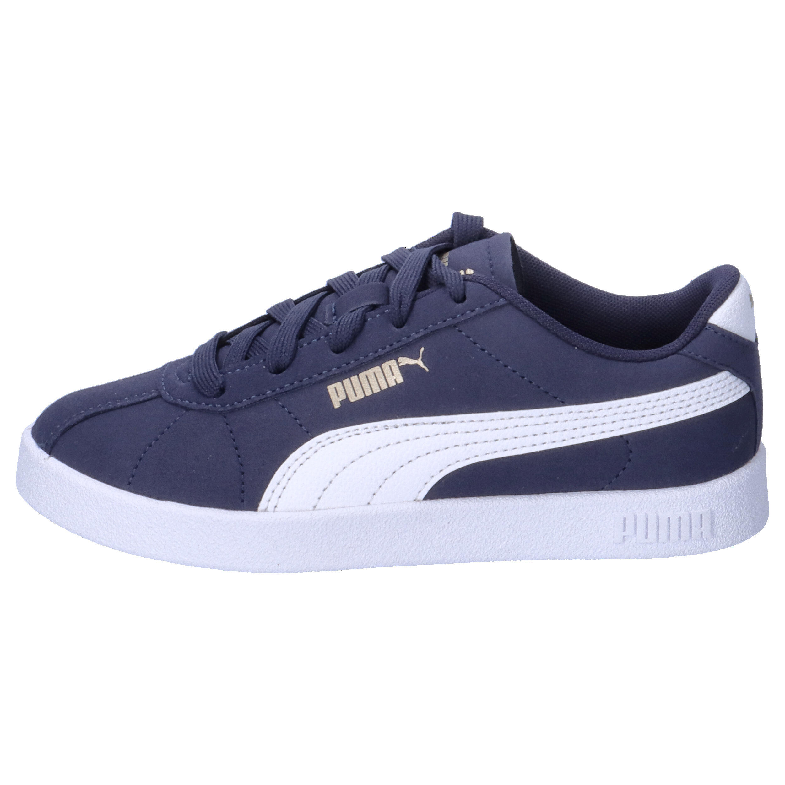 Sapatilhas PUMA Club II Crianças PUMA Navy White Gold Blue 10/15