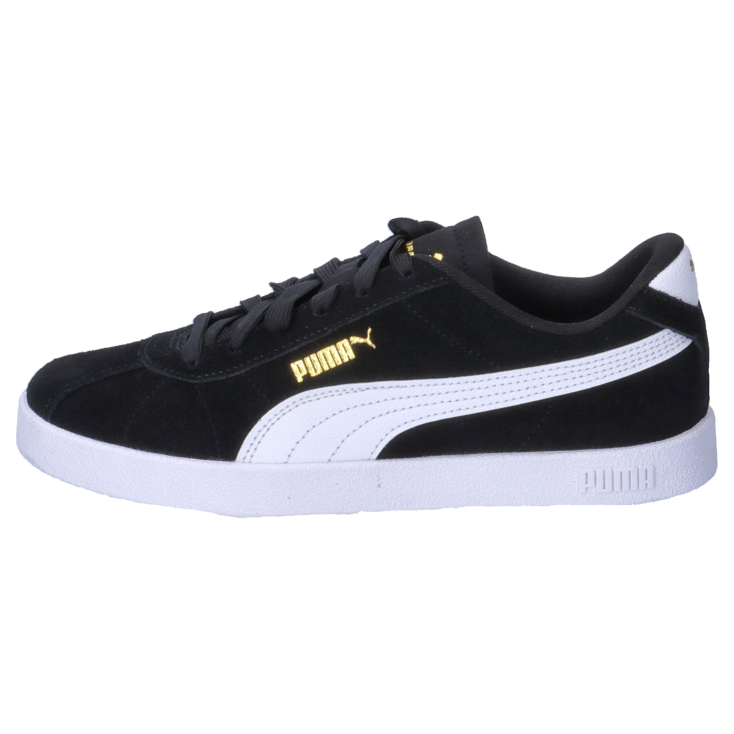 Młodzieżowe sneakersy PUMA Club II PUMA Black White Gold 10/10