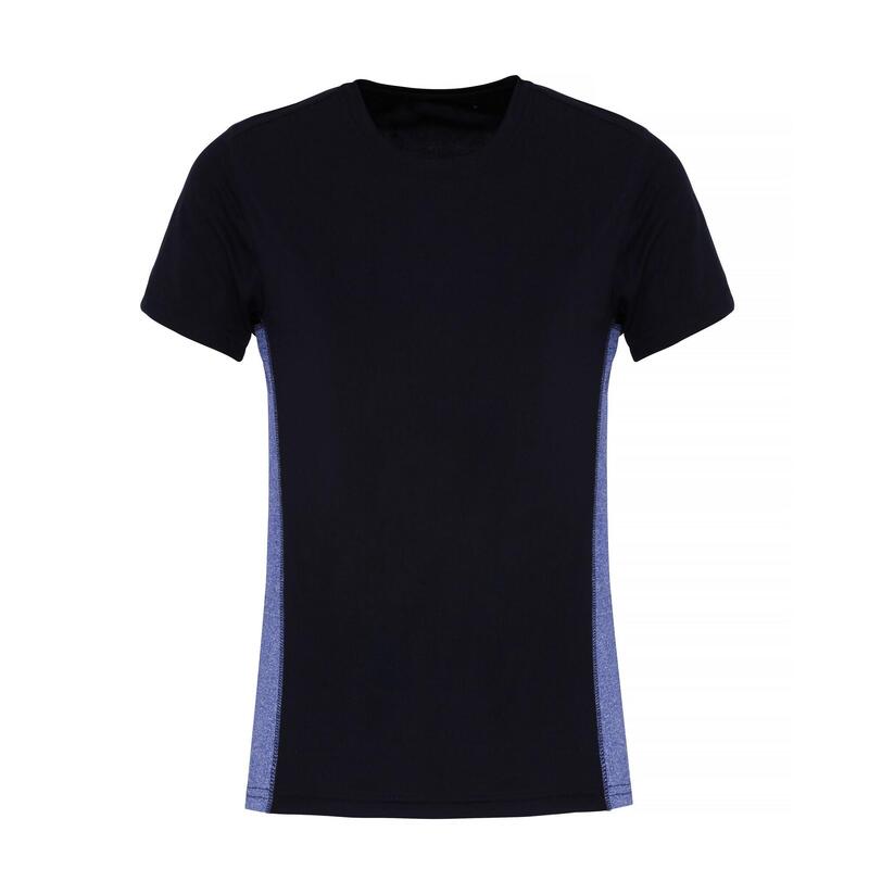 Tshirt Femme (Bleu marine / Bleu Chiné)