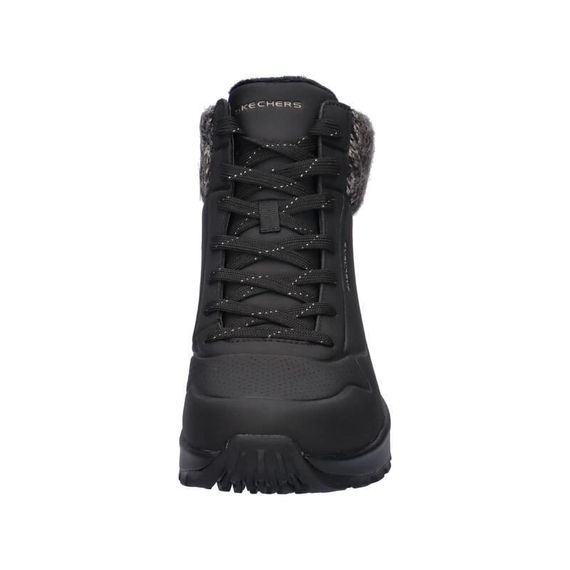 Pantofi peste gleznă universali 167988blk pentru iarnă negri damă
