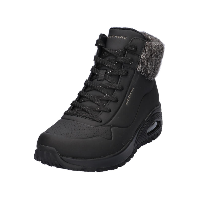 Pantofi peste gleznă universali 167988blk pentru iarnă negri damă