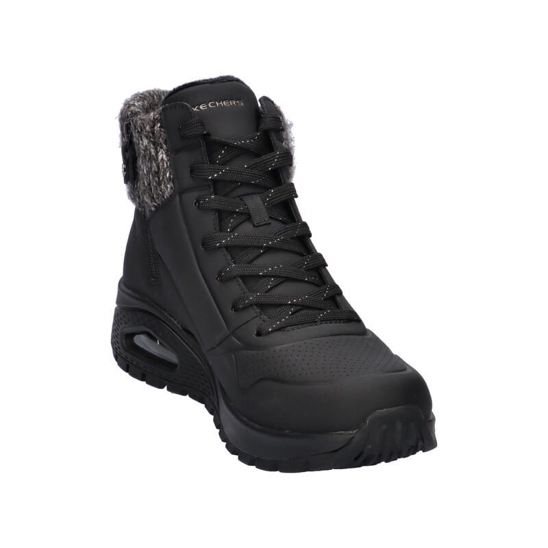 Pantofi peste gleznă universali 167988blk pentru iarnă negri damă