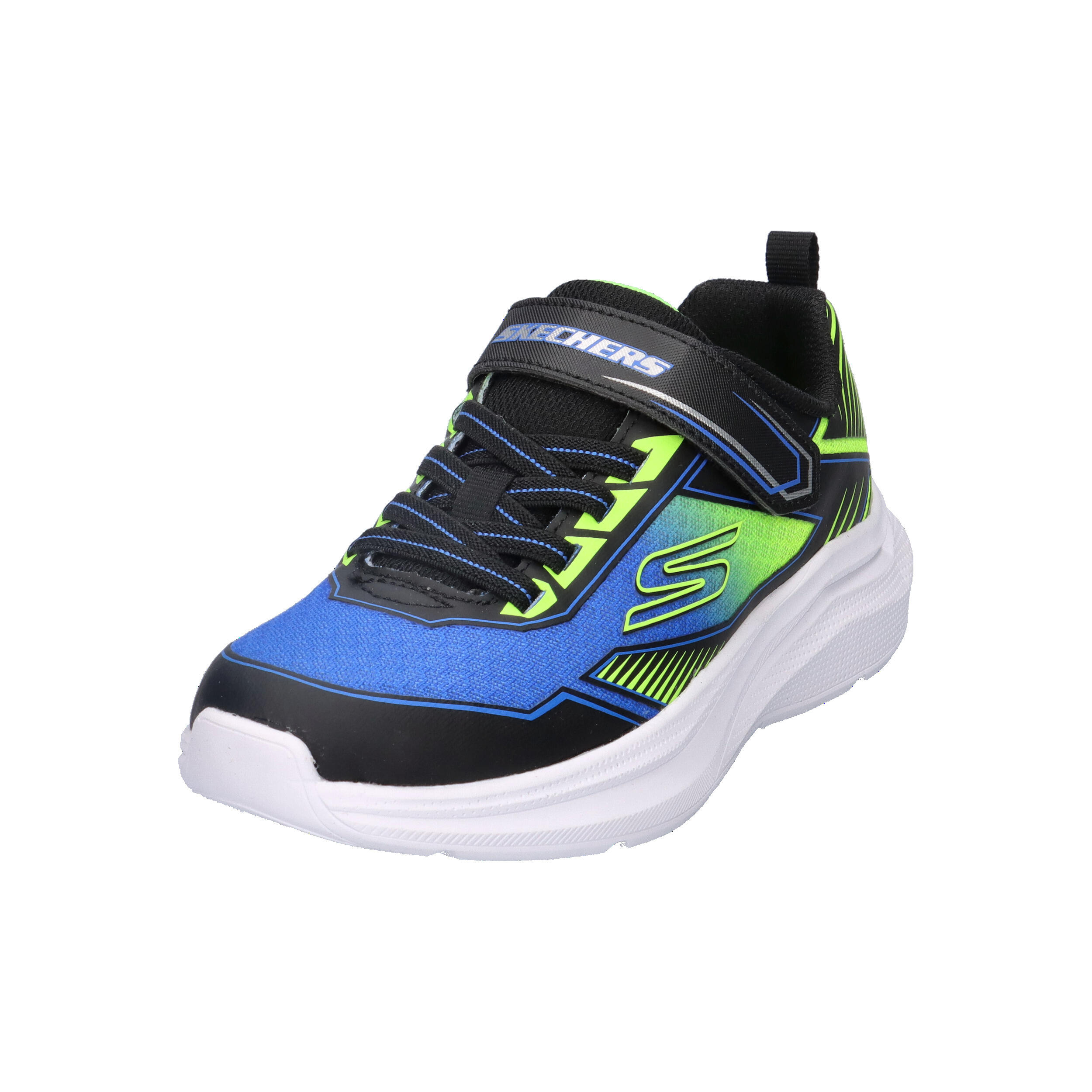 Skechers Kinder Microspec Velocity Grid-Drift Sneaker 404127L BBLM 9/15