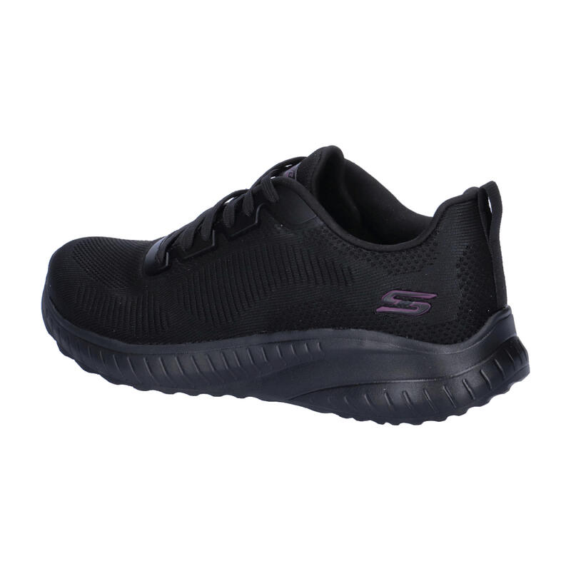 Pantofi sport femei Skechers Bobs Squad Chaos-Face Off, Negru