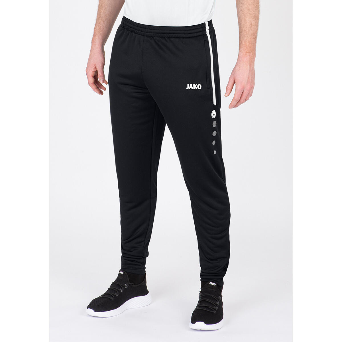 Jako Active Trainingsbroek Heren - Zwart / Wit 8/8