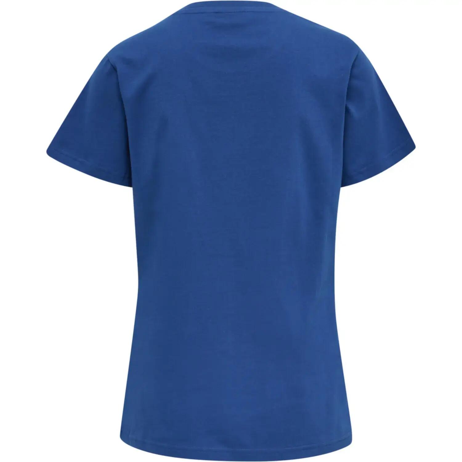 T-Shirt Damen Hummel Red Basic 10/12