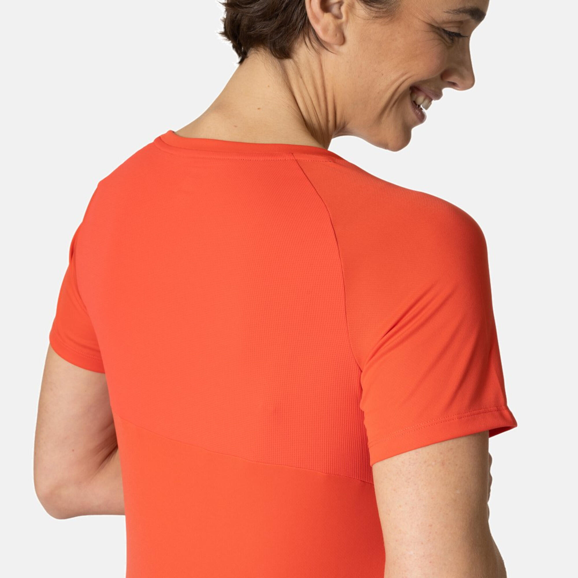 Odlo Essential Chill-Tec dames trui met korte mouwen oranje 7/7