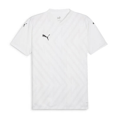 Puma teamglory heren jersey, 100% gerecycled polyester, fresh mint/puma zwart, m