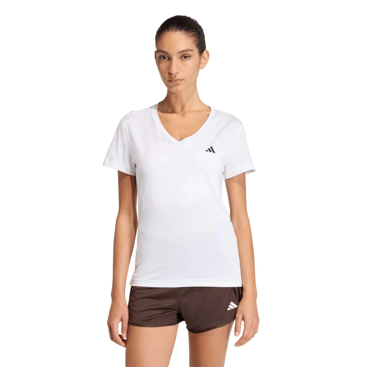 T-shirt com Decote em V Workout Essentials 8/14