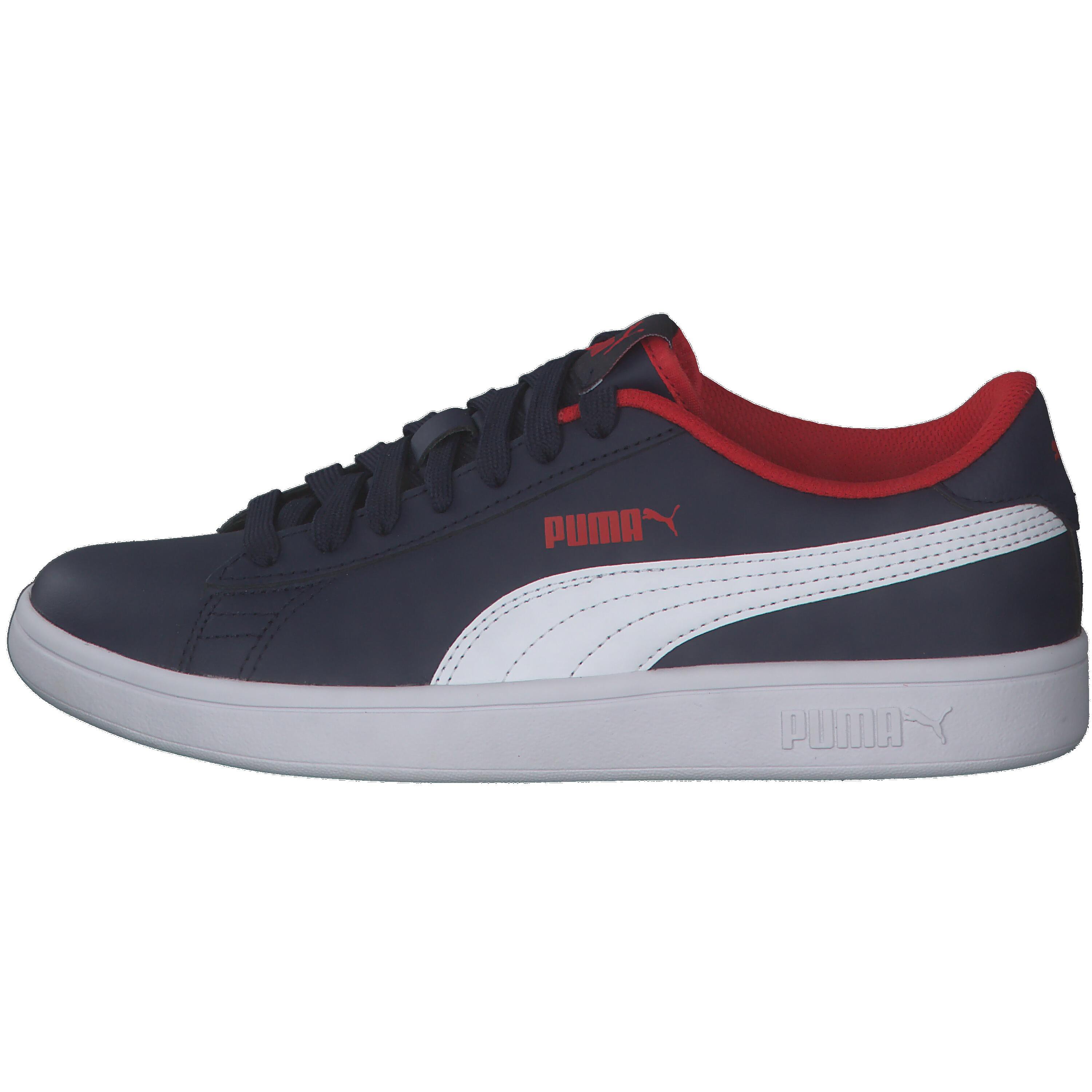 PUMA Smash V2 Sneakers Jugendliche PUMA Peacoat White High Risk Red Blue 10/15