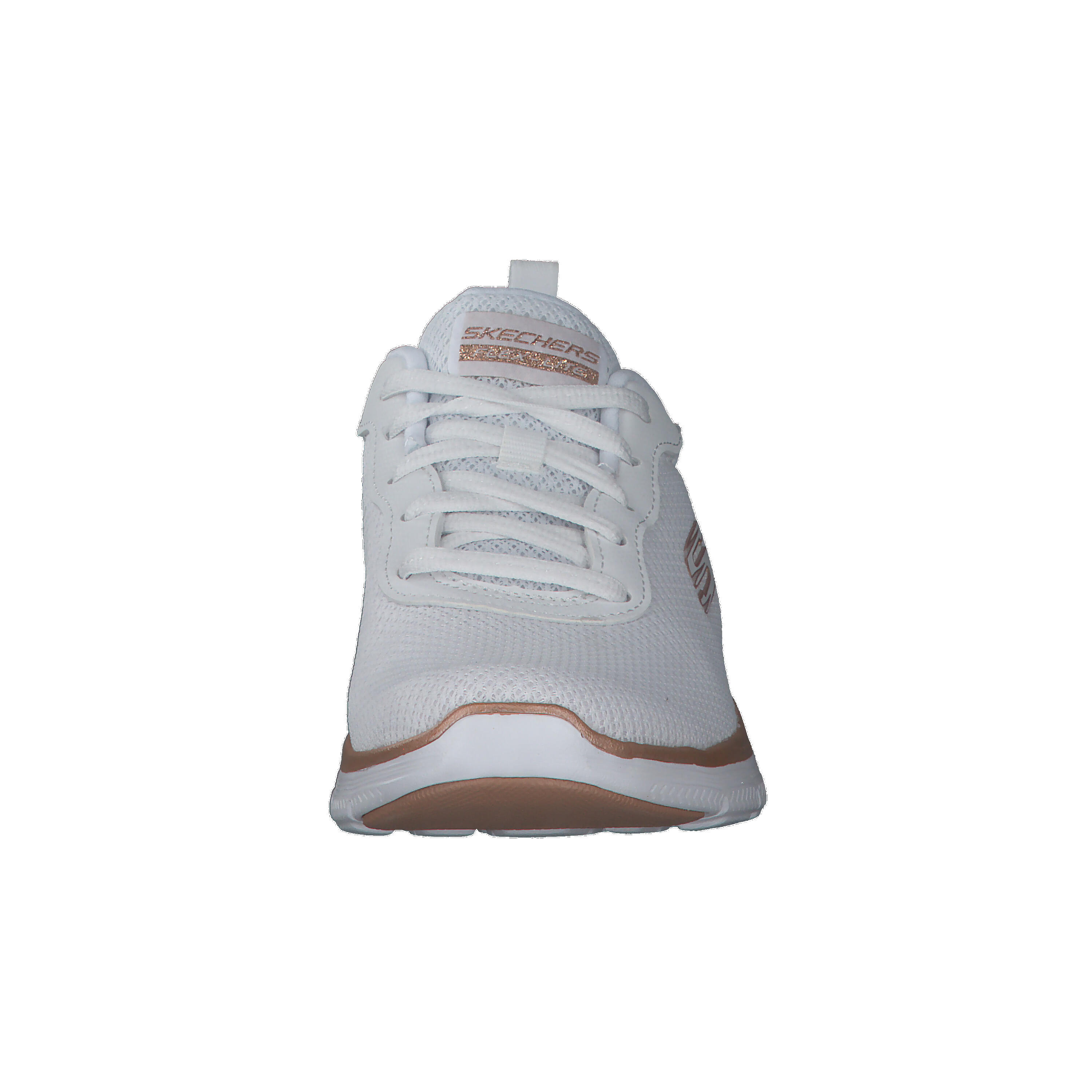 Sportschoenen voor Dames Skechers Mesh Lace-Up W Wit 8/10