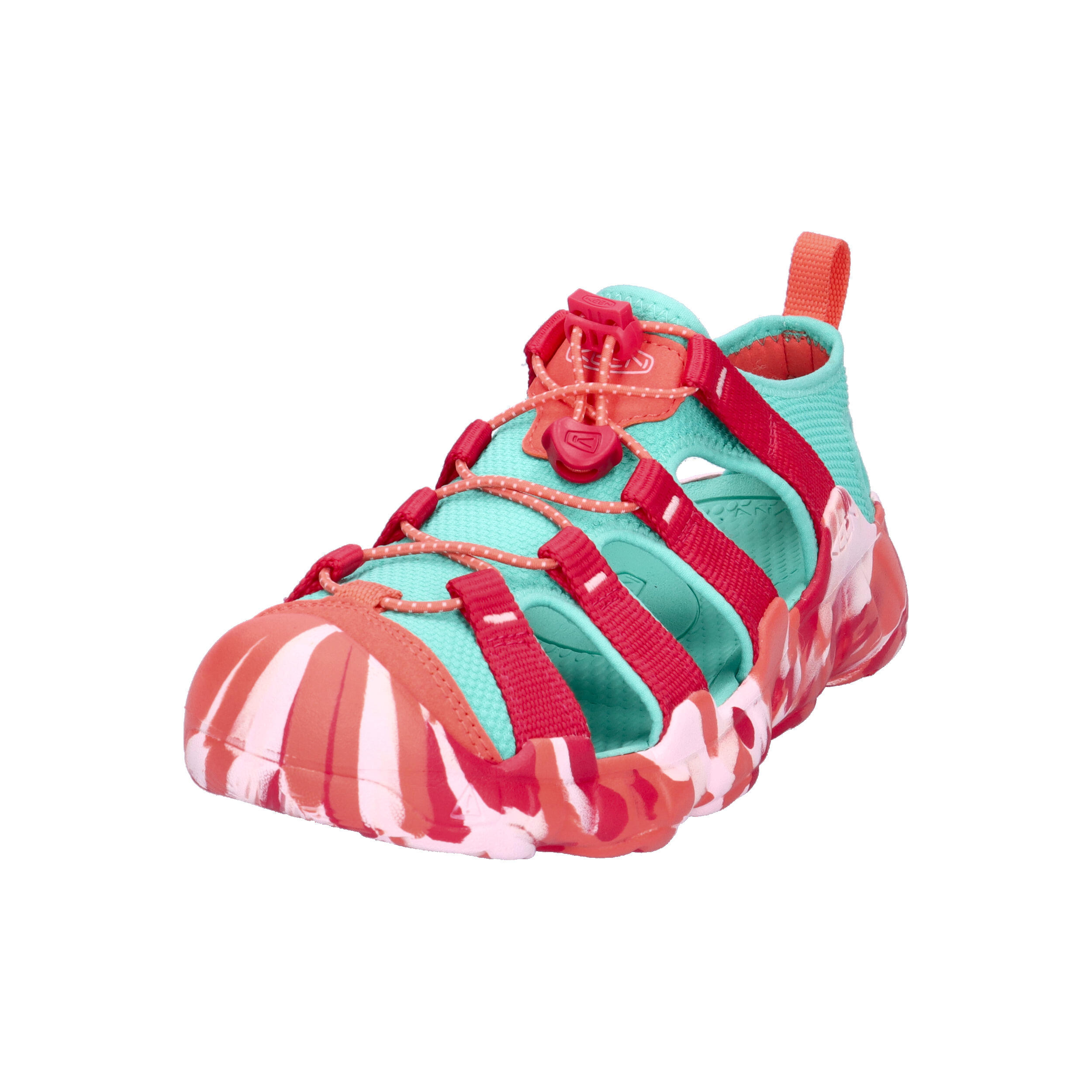 Keen Jr Hyperport H2 Raspberry/pool Blue Kids' Shoes 9/10