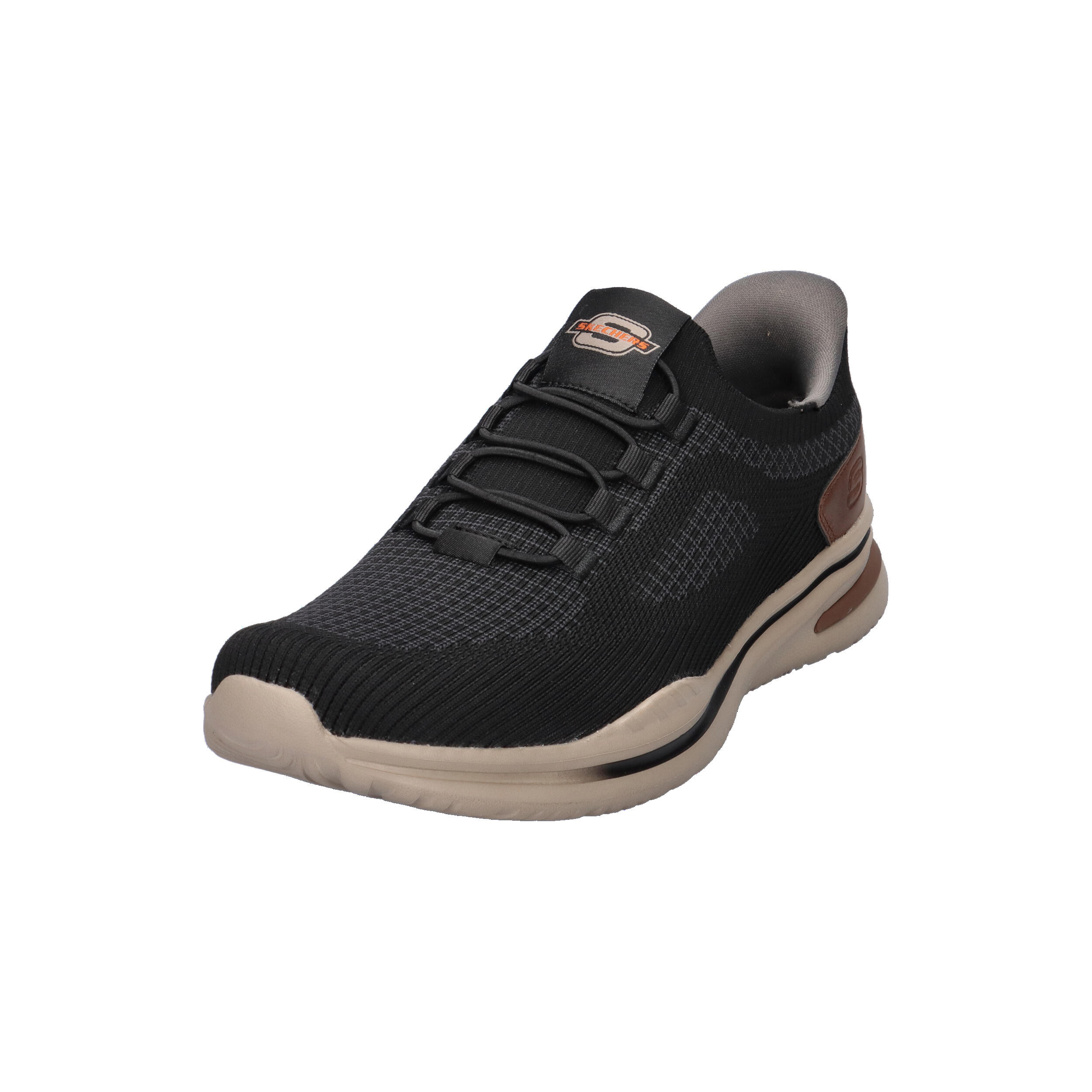 Skechers Herren Slip-ins Relaxed Fit: Norlan - Alonso Sneaker 211207 BLK 9/15