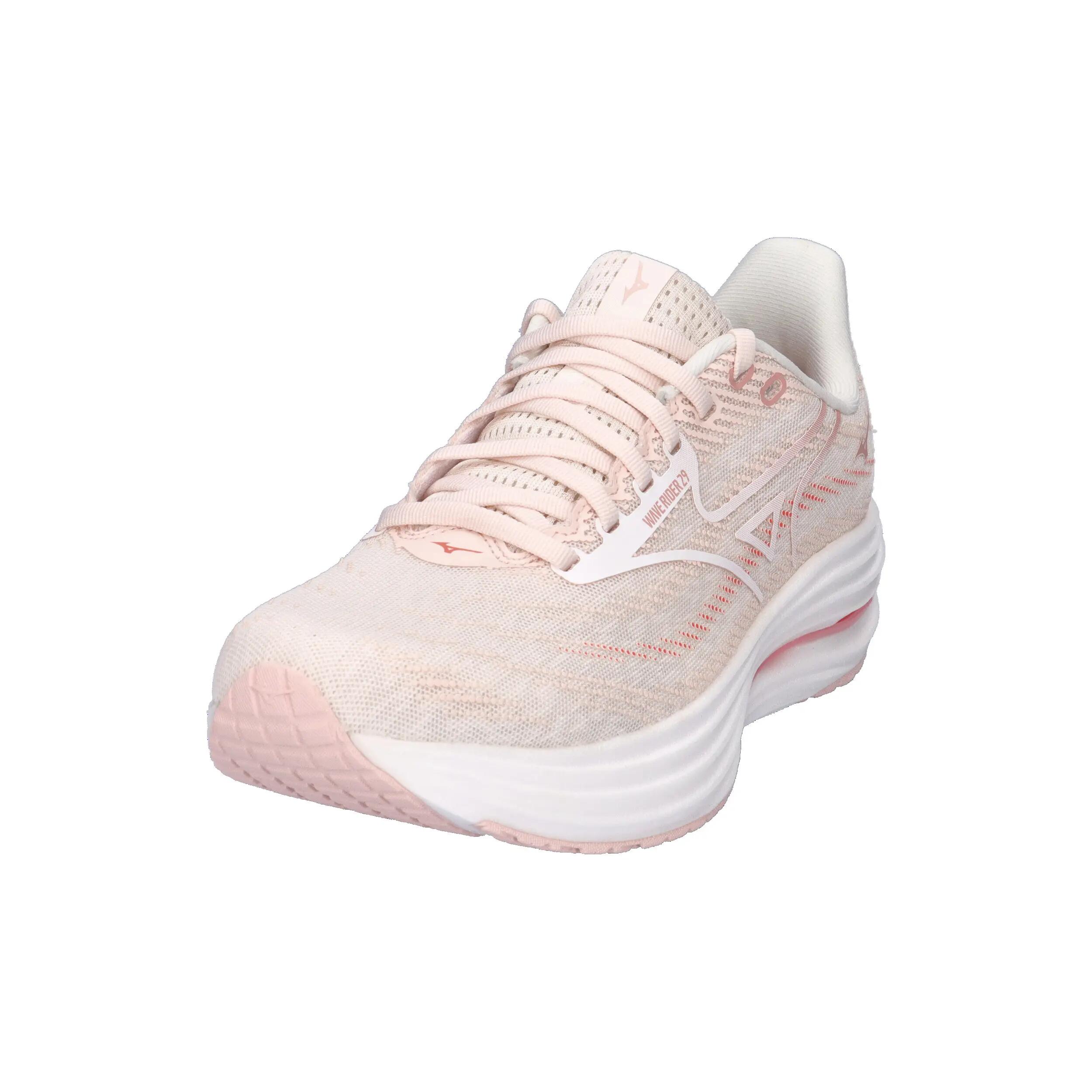 Buty do biegania damskie Mizuno Wave Rider 29 petal pink/white/pinkesque 4/15