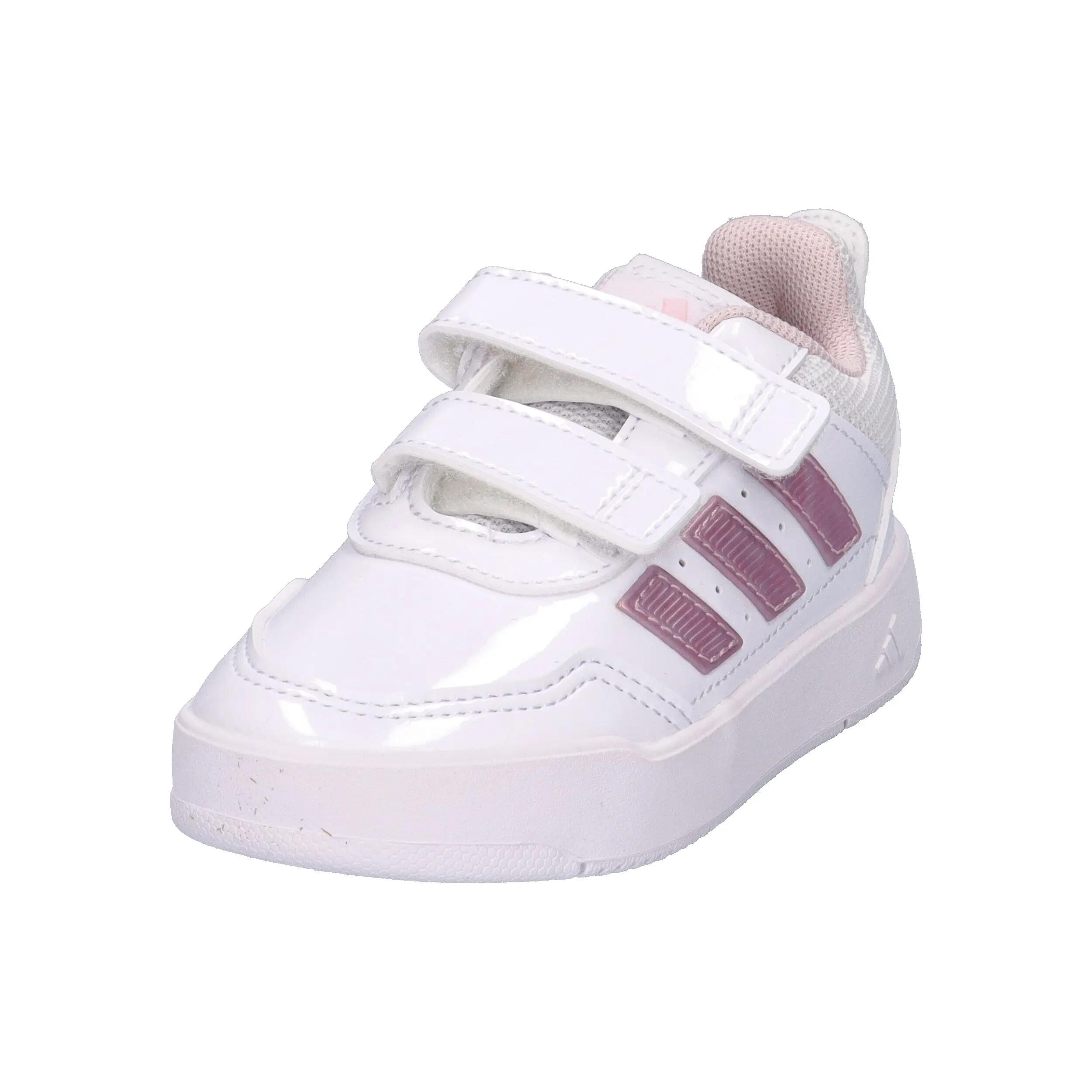 Scarpe bambina adidas tensaur sport 3.0 cf i - bianco\rosa 4/15