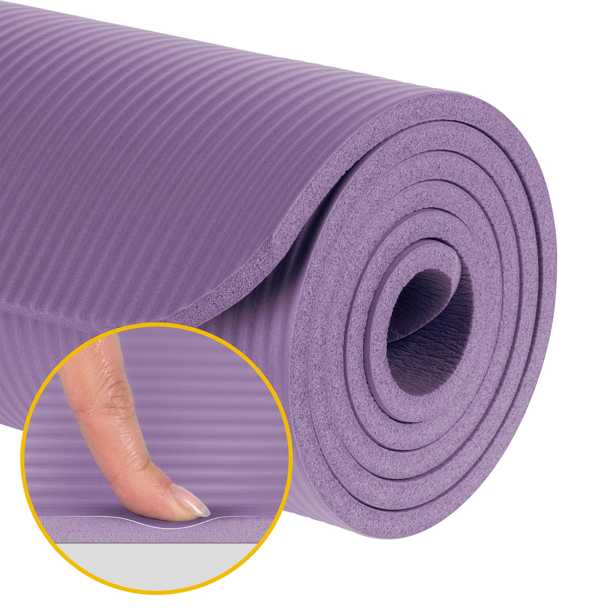 Mata gimnastyczna do ćwiczeń jogi pilatesu fitness 1cm karimata REBEL 5/7