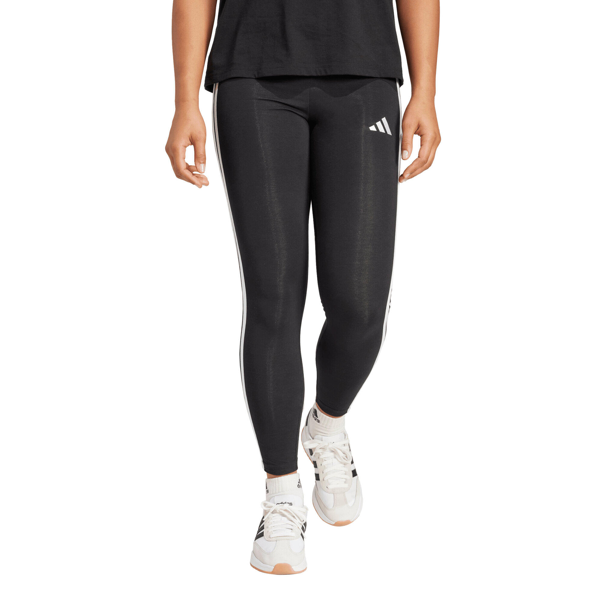 Essentials 3-Stripes Katoenen Legging 8/9
