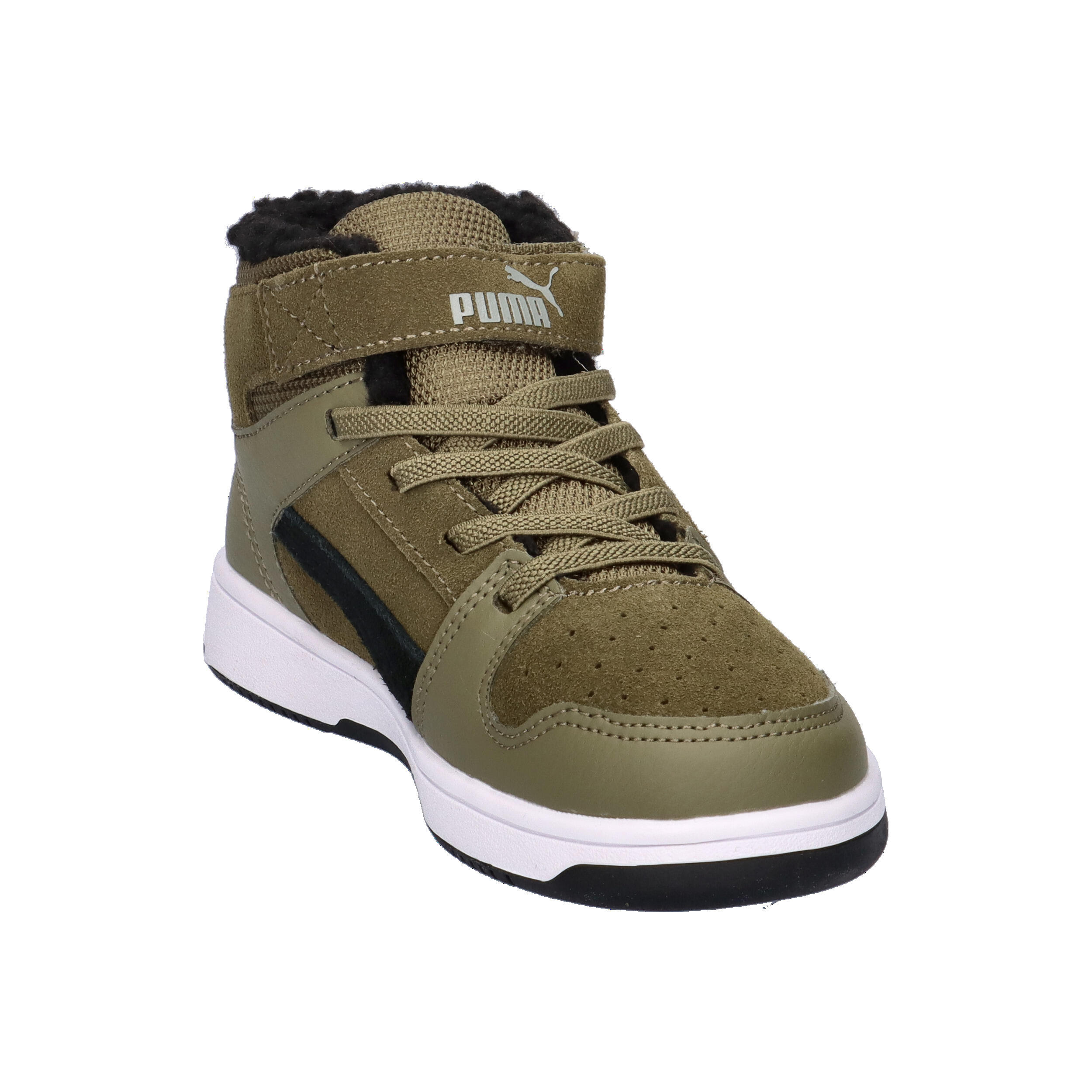 Puma Kinder Sneaker Rebound Layup Fur SD V PS 370498 2/15