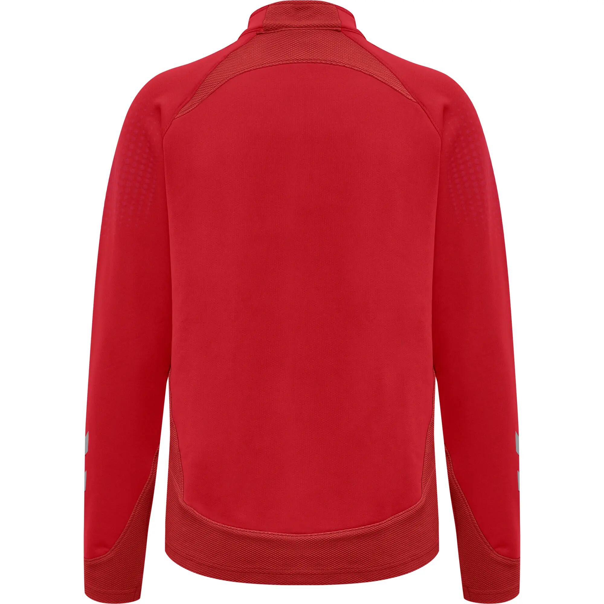 Felpa donna con mezza zip Hummel Lead 10/13