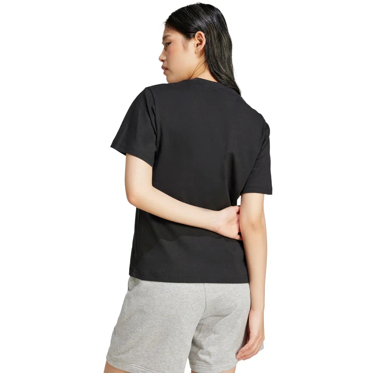 ADIDAS dames T-shirt 100% katoen, kortarmig, Classic Fit, klein logo 3/8