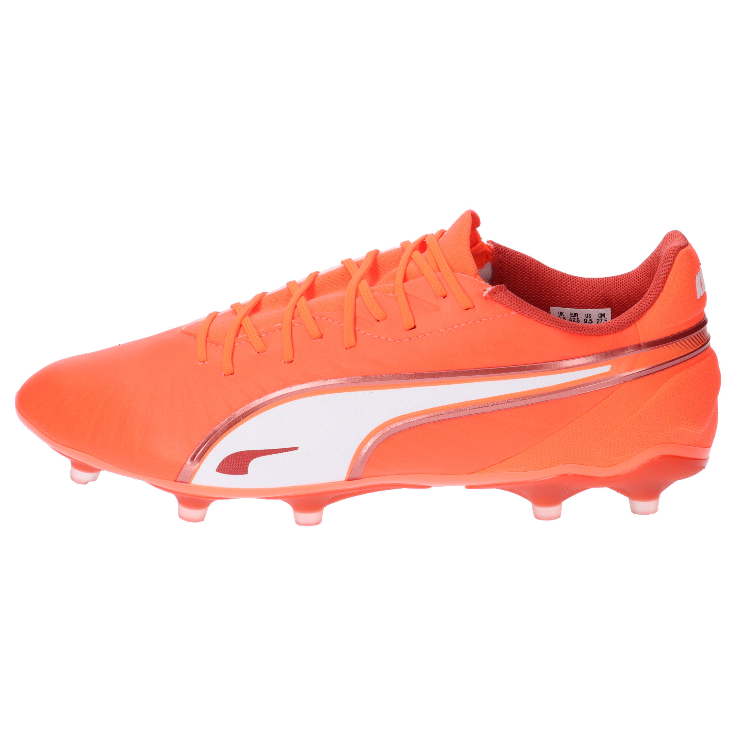 KING MATCH FG/AG Fußballschuhe Erwachsene PUMA Glowing Red White Fire 10/15