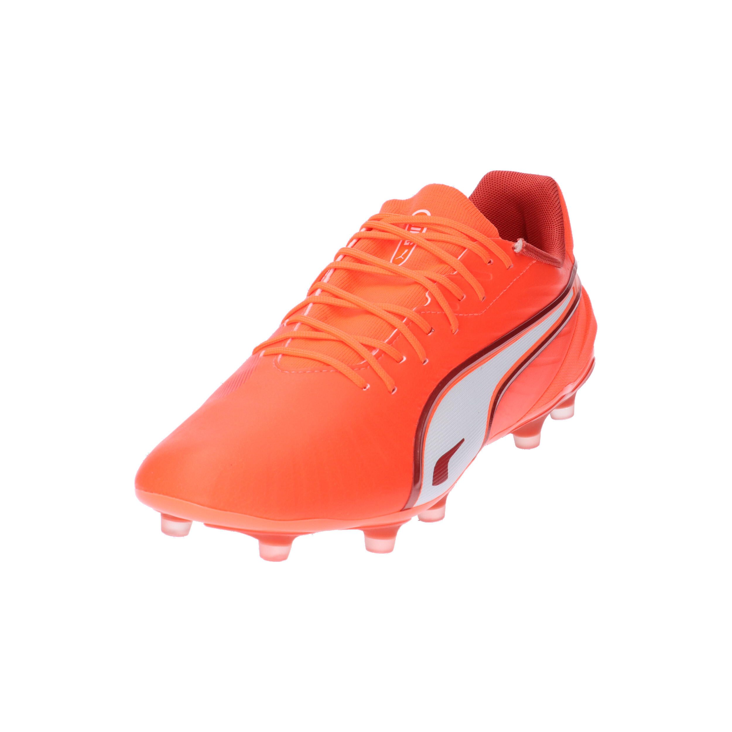 KING MATCH FG/AG Fußballschuhe Erwachsene PUMA Glowing Red White Fire 9/15